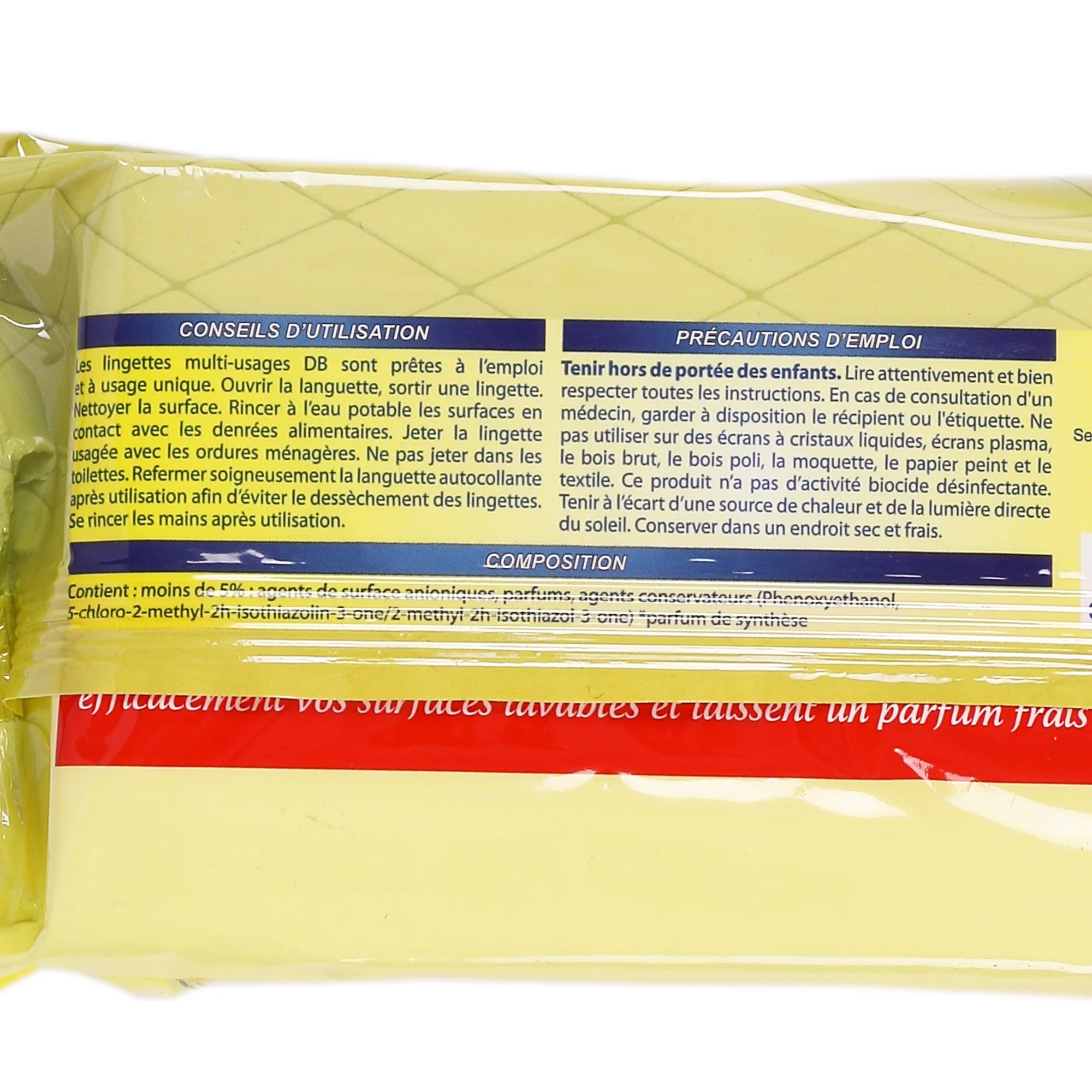 100 lingettes multi usages - Image 2