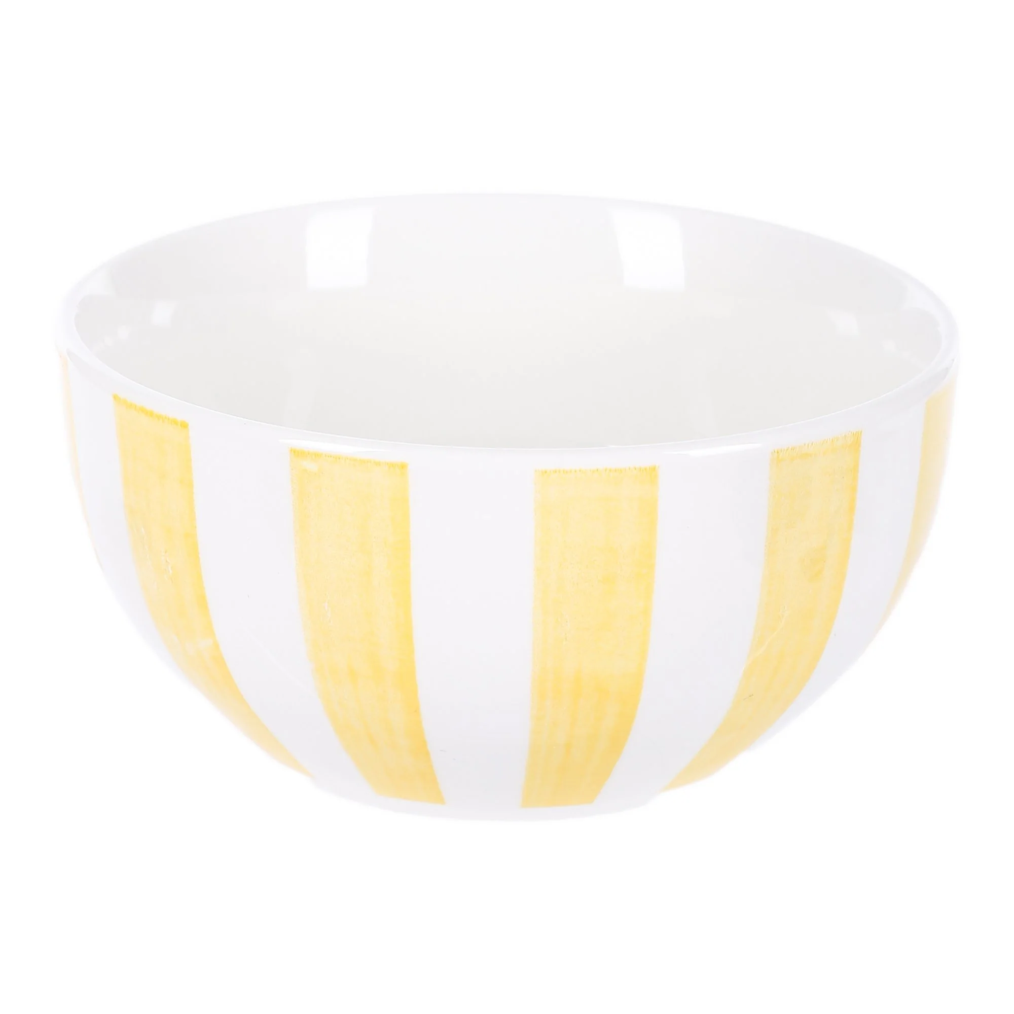 4 bols en céramique - Jaune - Image 2