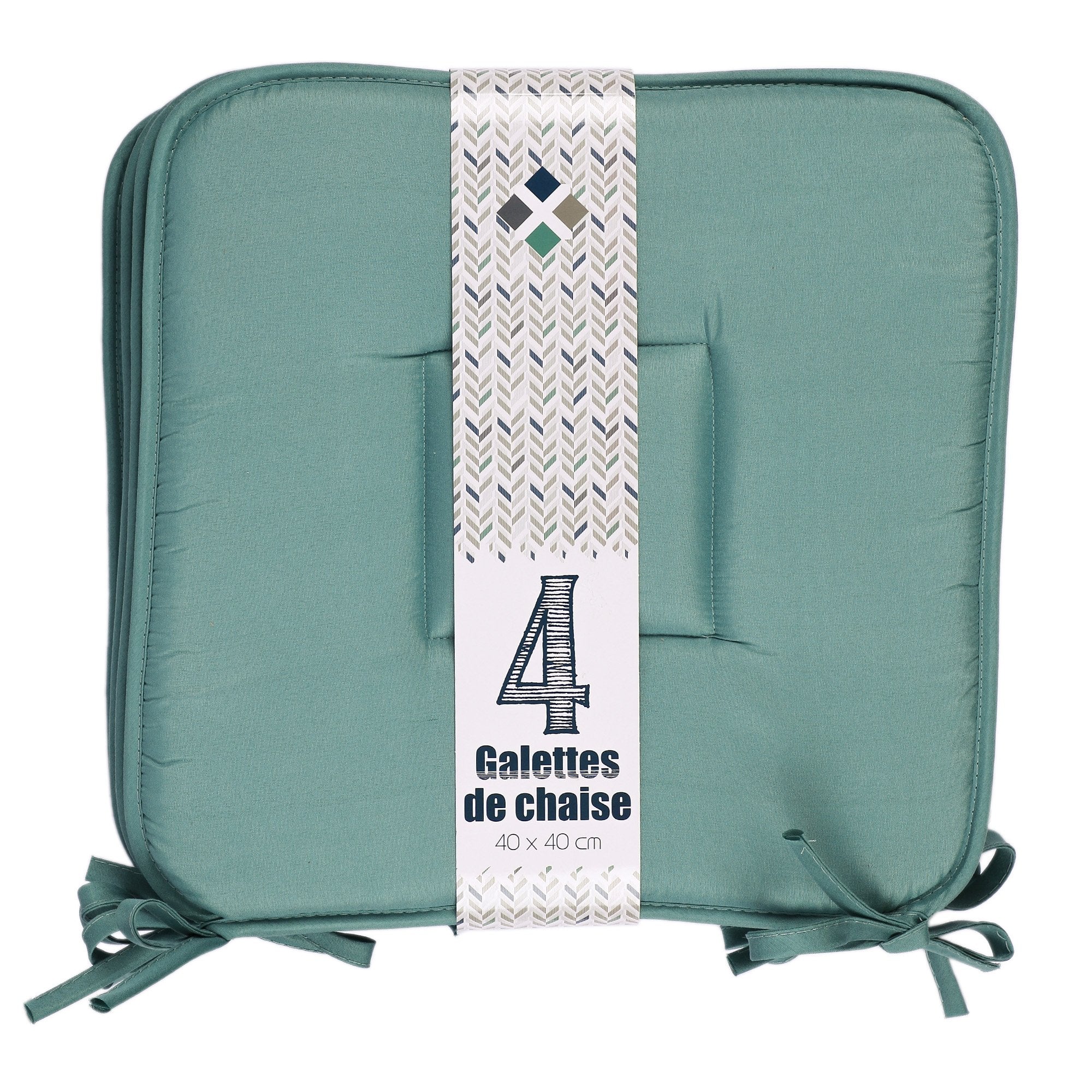 4 galettes de chaise  - Rose - Image 5