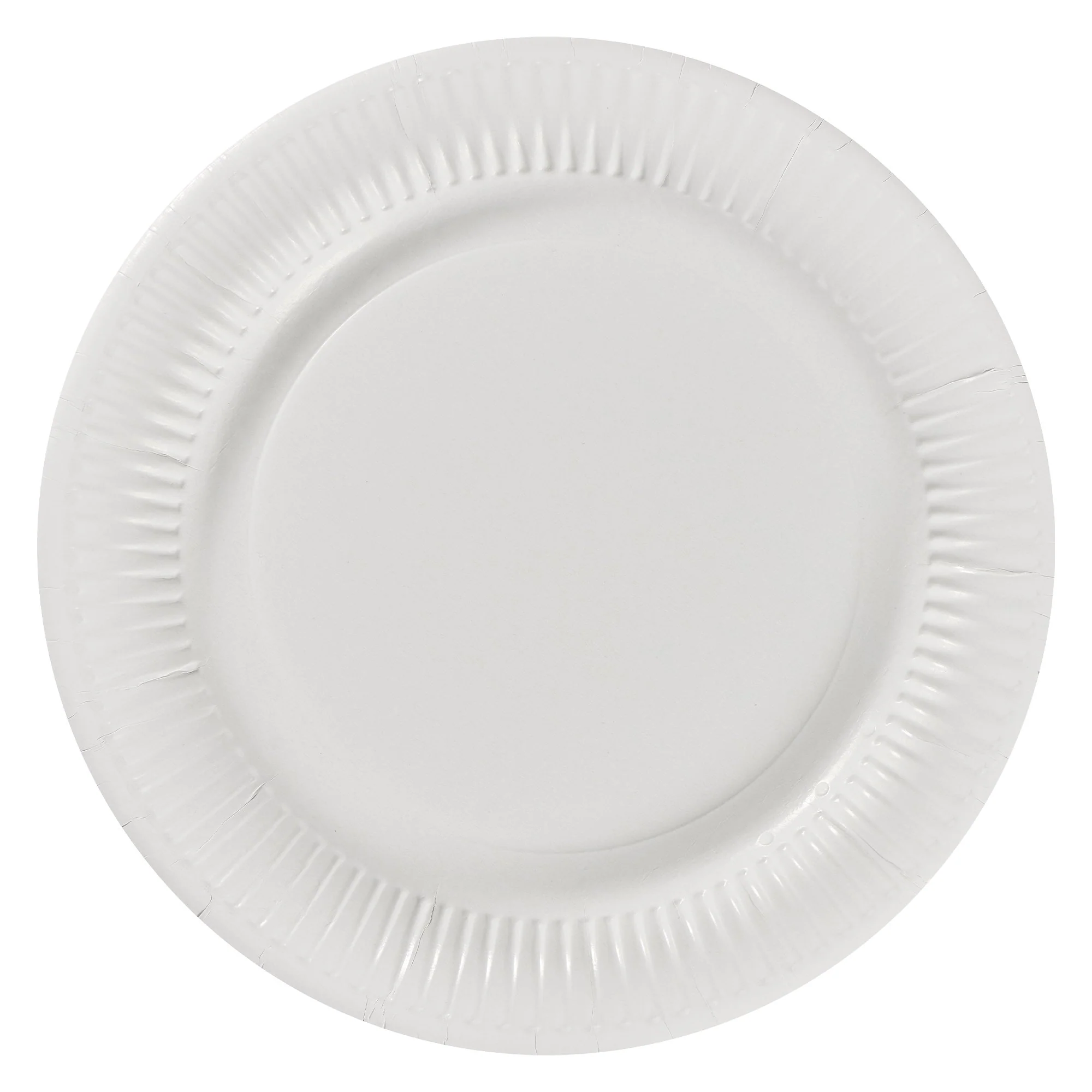 50 assiettes en carton blanches