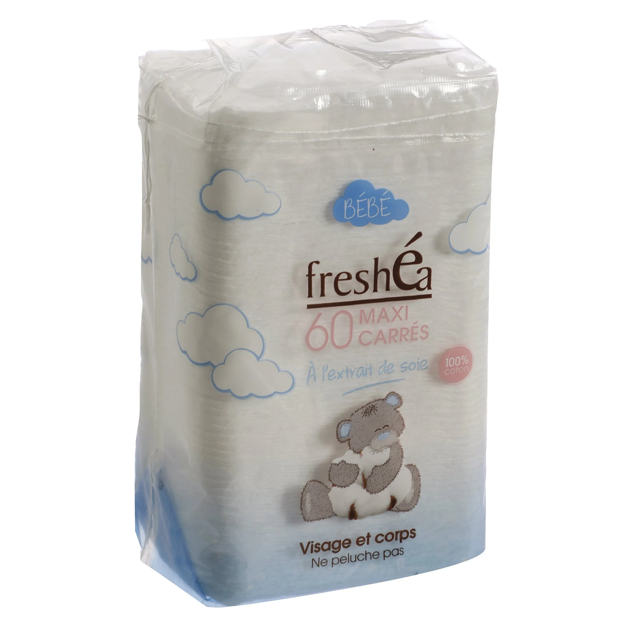 60 maxi carrés de coton bébé