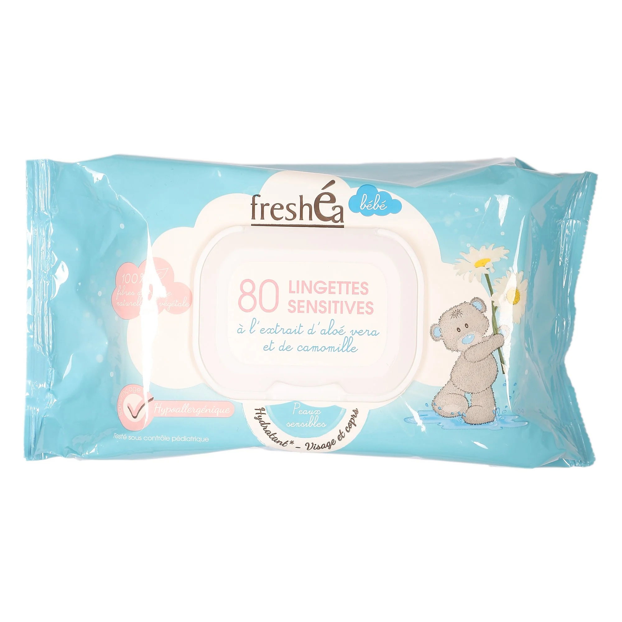 80 lingettes pour bébé