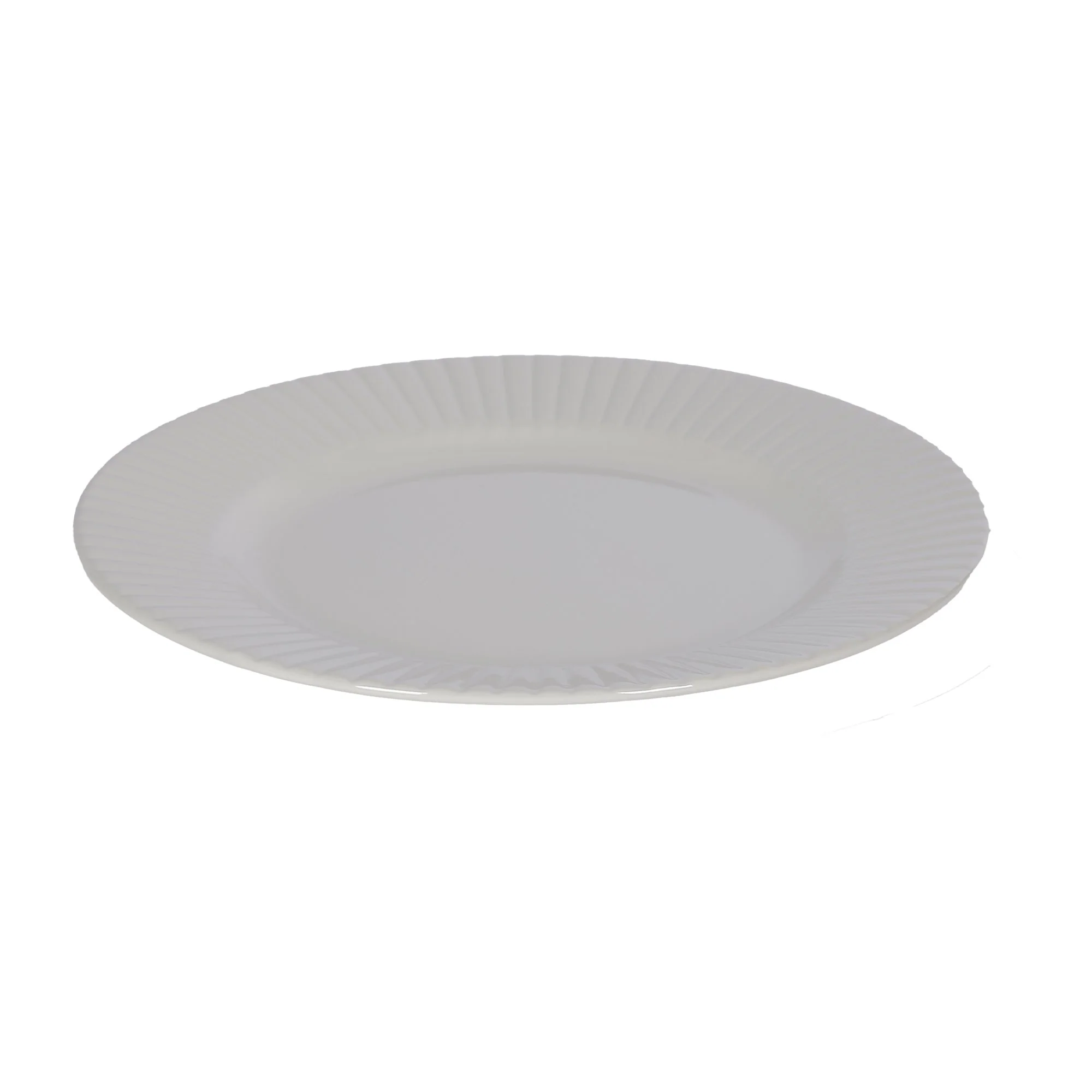 Assiette plate Zoan en céramique avec bordure  - Vert