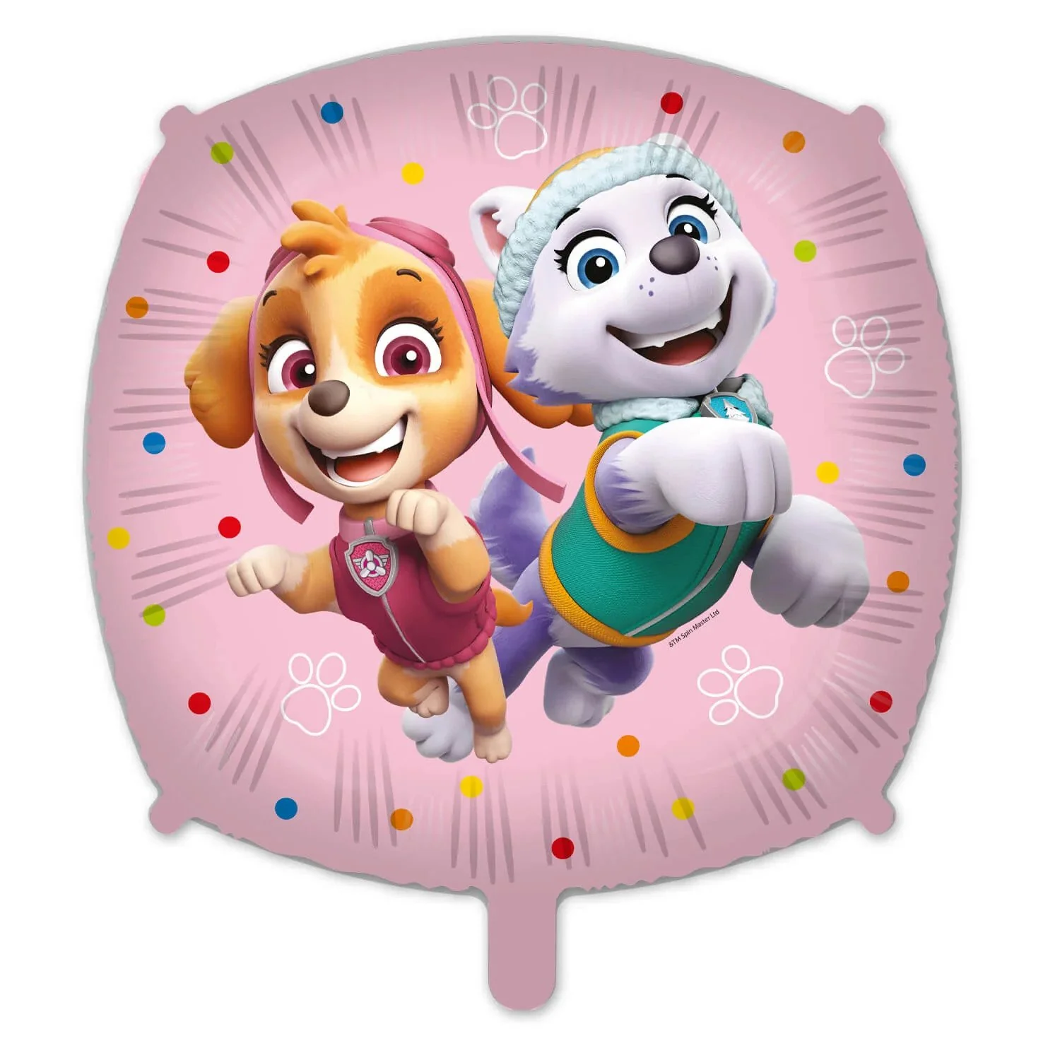 Ballon métalisé 46 cm Pat Patrouille rose
