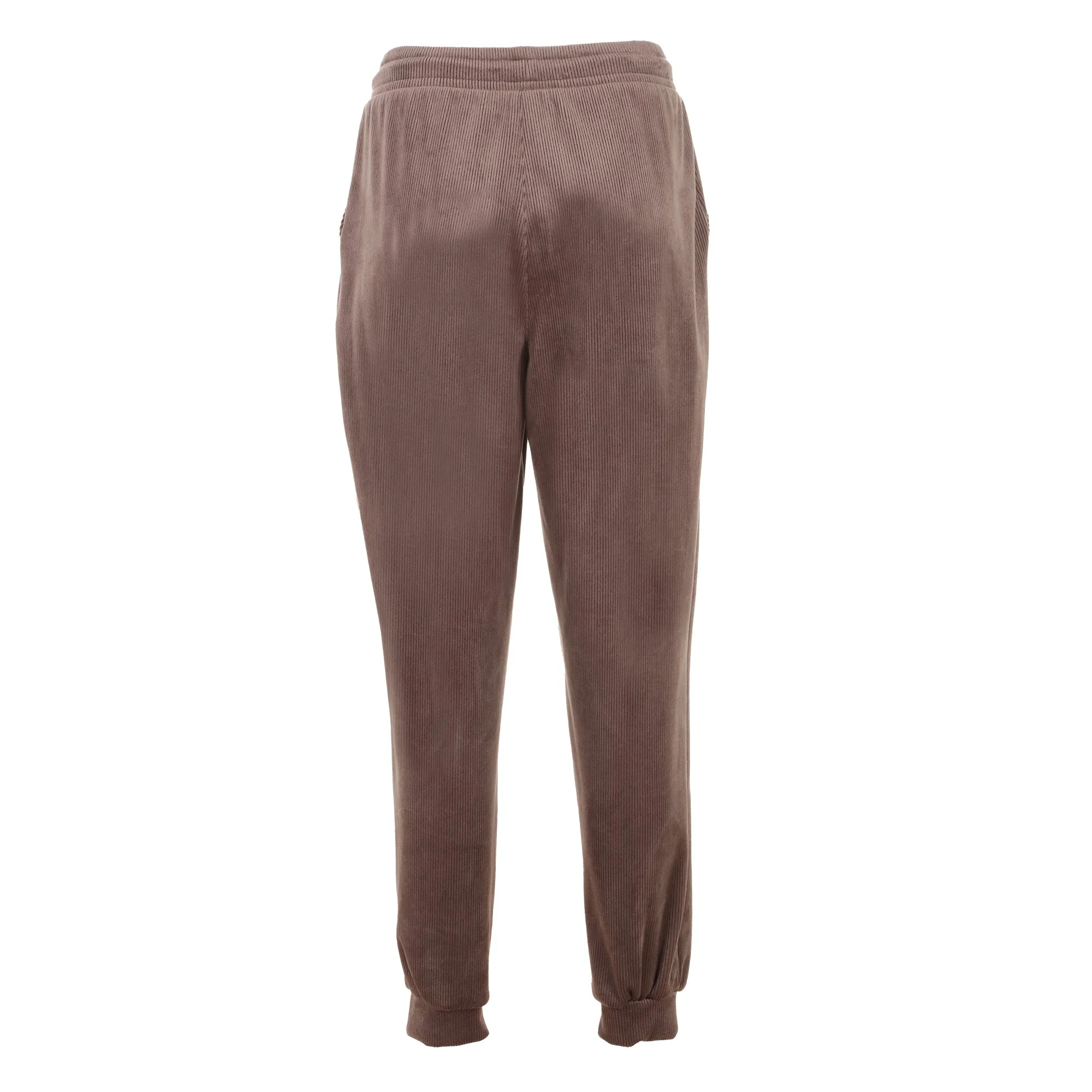 Bas de jogging en velours  - Marron - Image 2