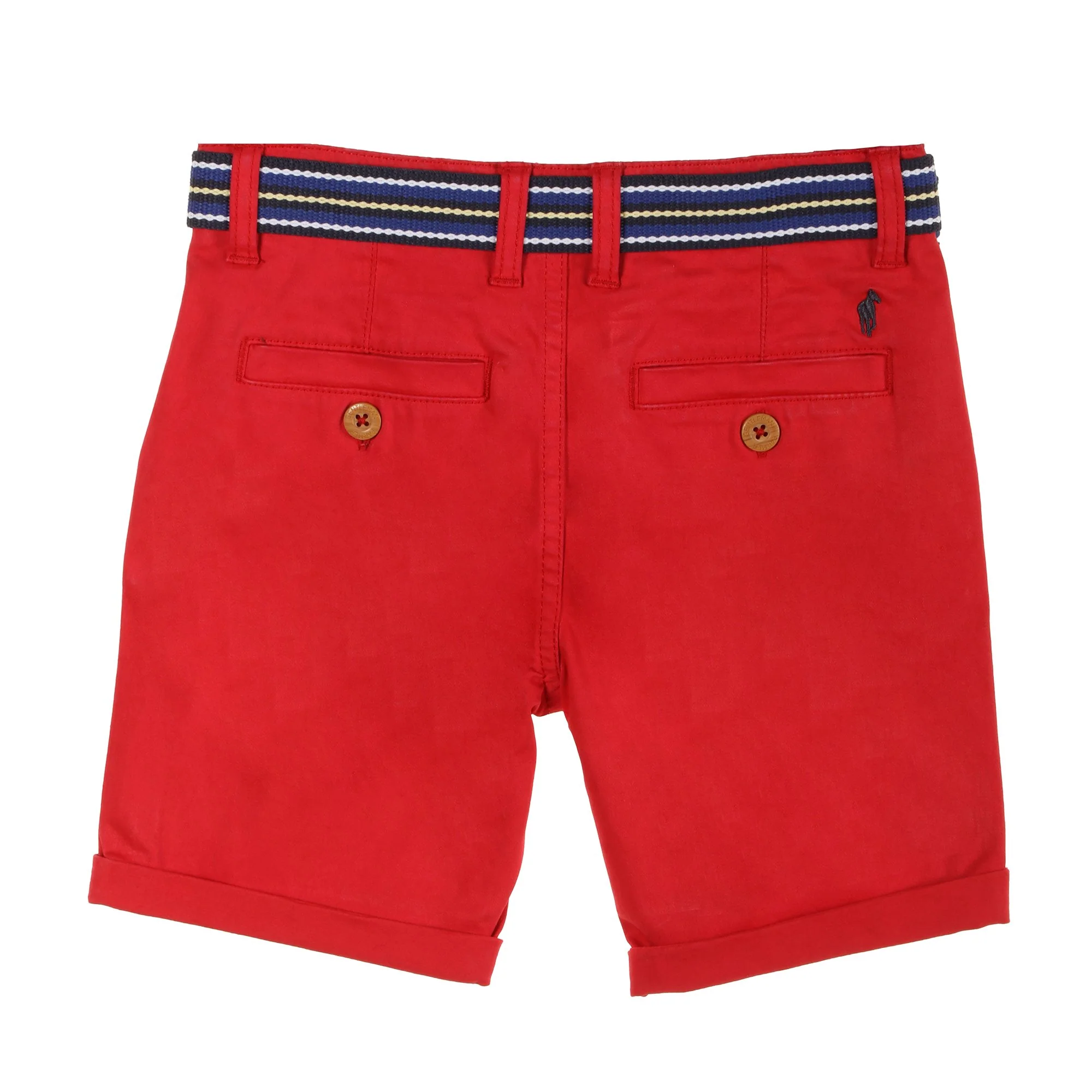 Bermuda avec ceinture 3/12 ans - Bleu - Image 4