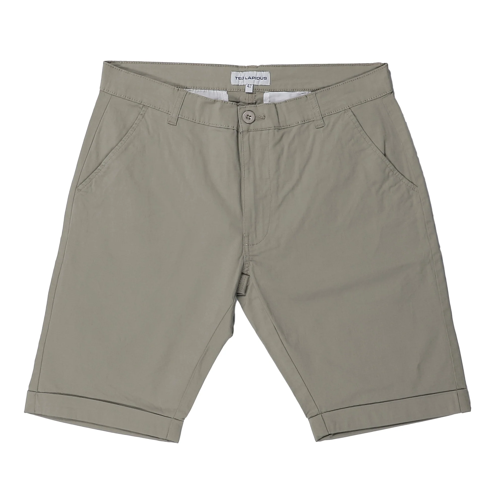Bermuda toile grey  - Gris