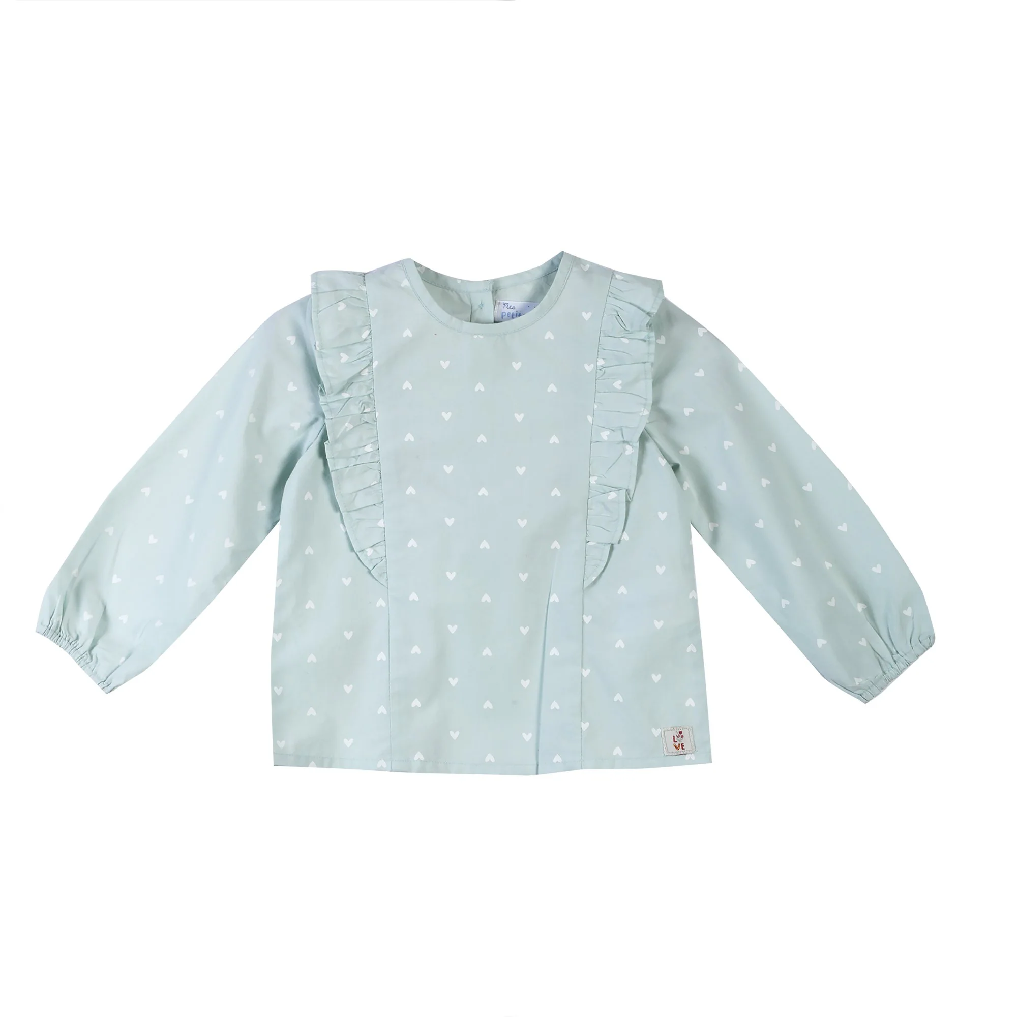 Blouse à volants 3/36 mois - Vert