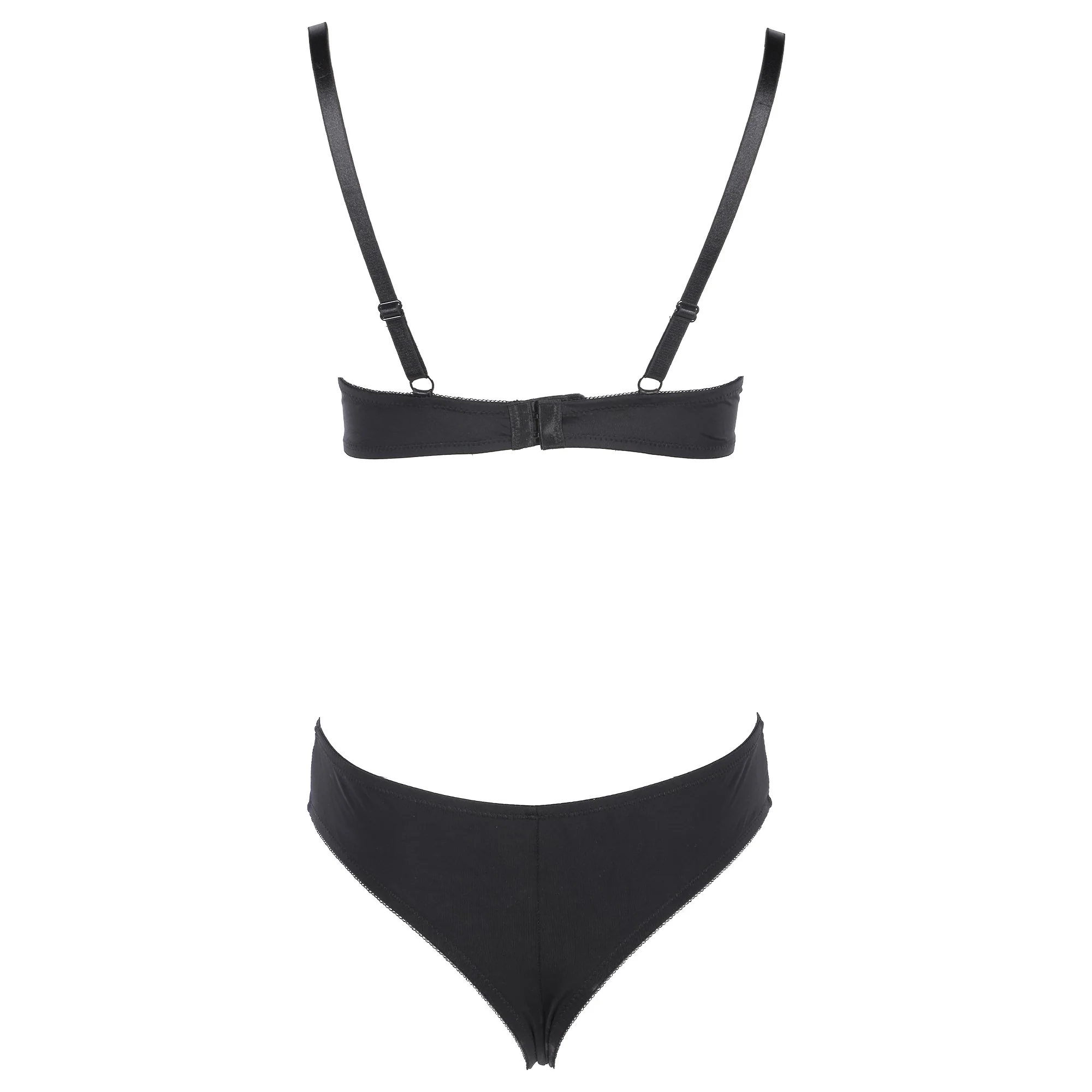 Body string trikini noir  - Noir - Image 2