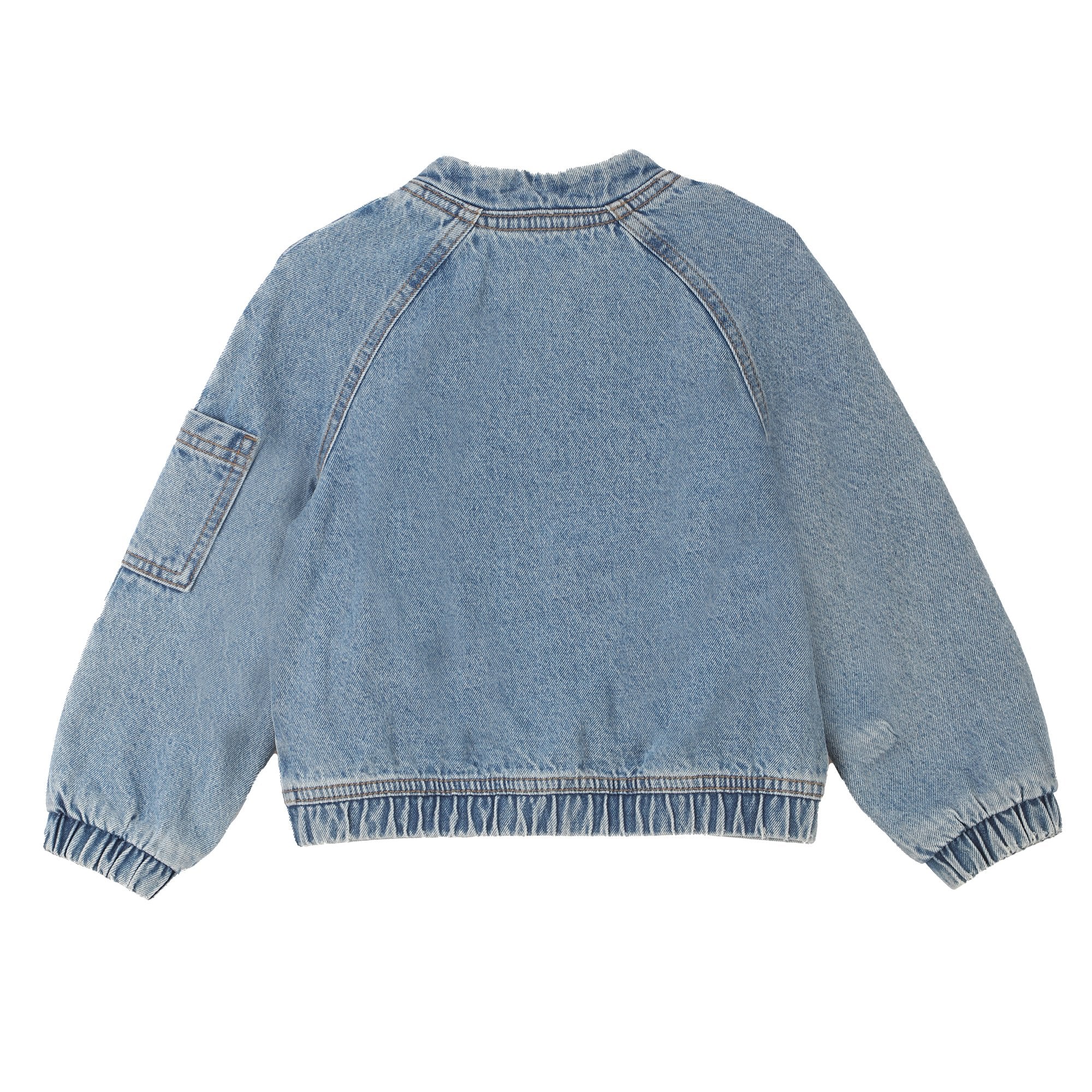 Bombers en jeans 3/12 ans - Bleu - Image 2