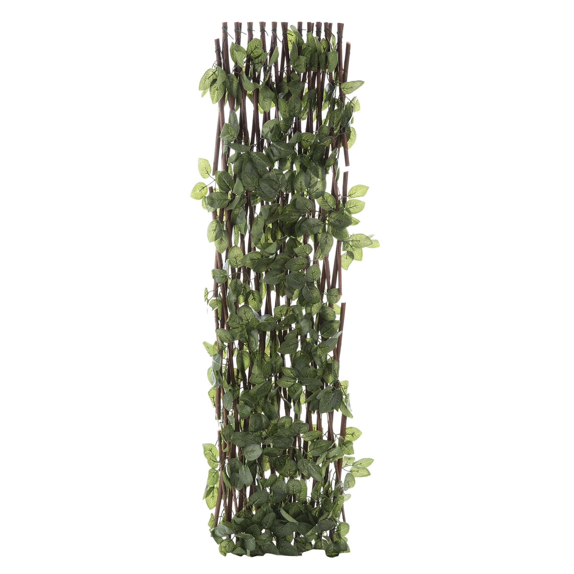 Brise vue trellis saule et feuilles artificielles - Image 2