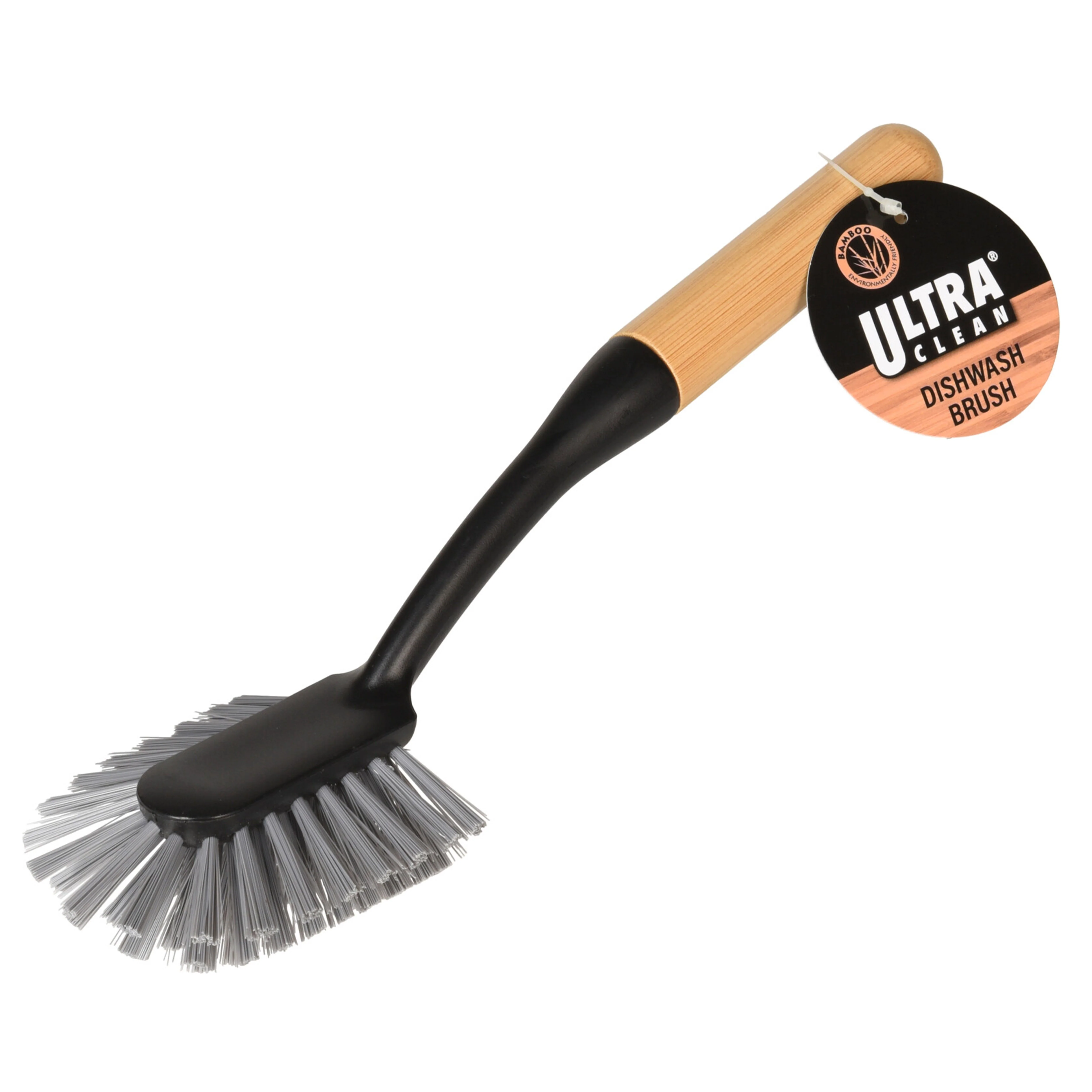 Brosse à vaisselle bambou 27x7x6 cm