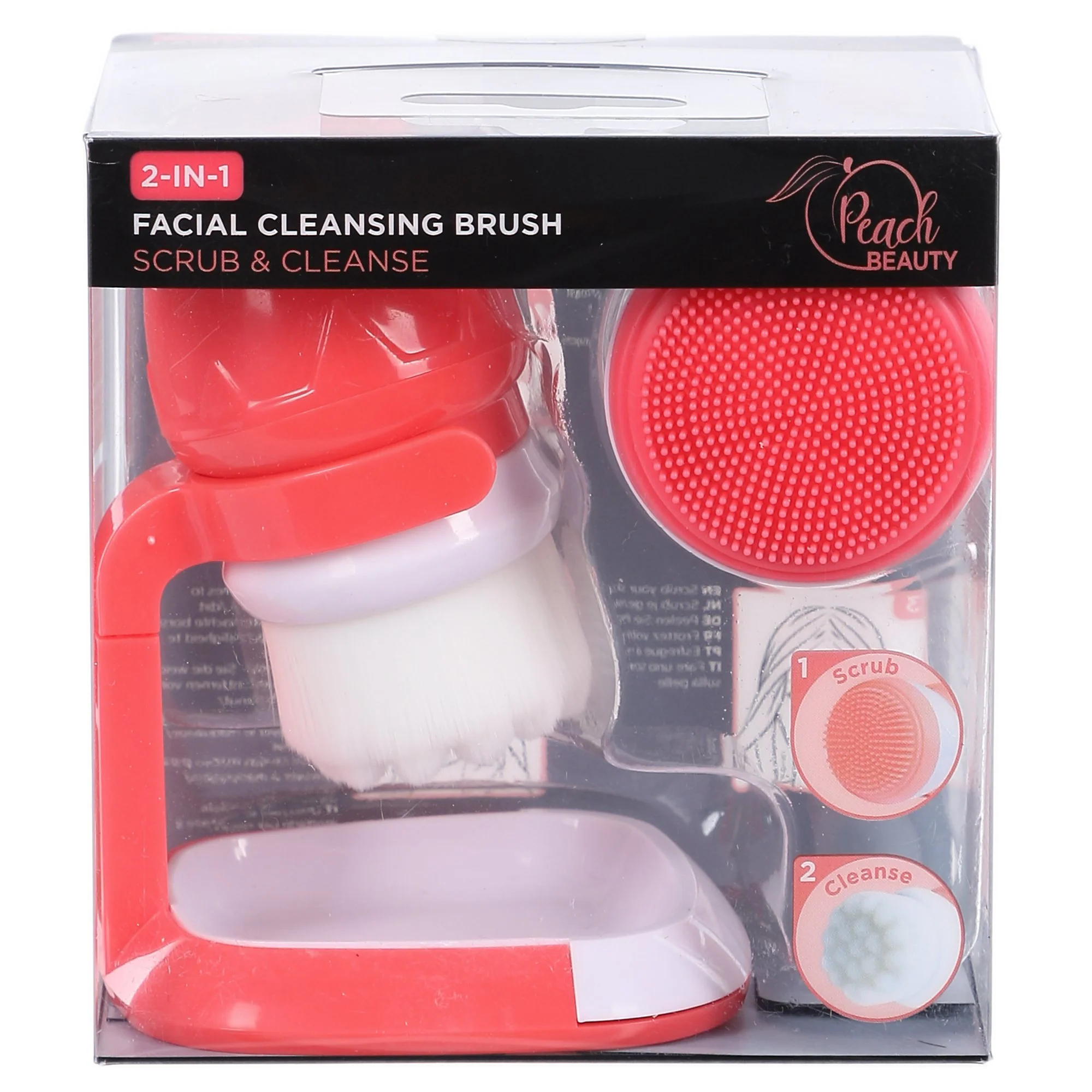 Brosse nettoyage visage 2 en 1 avec support
