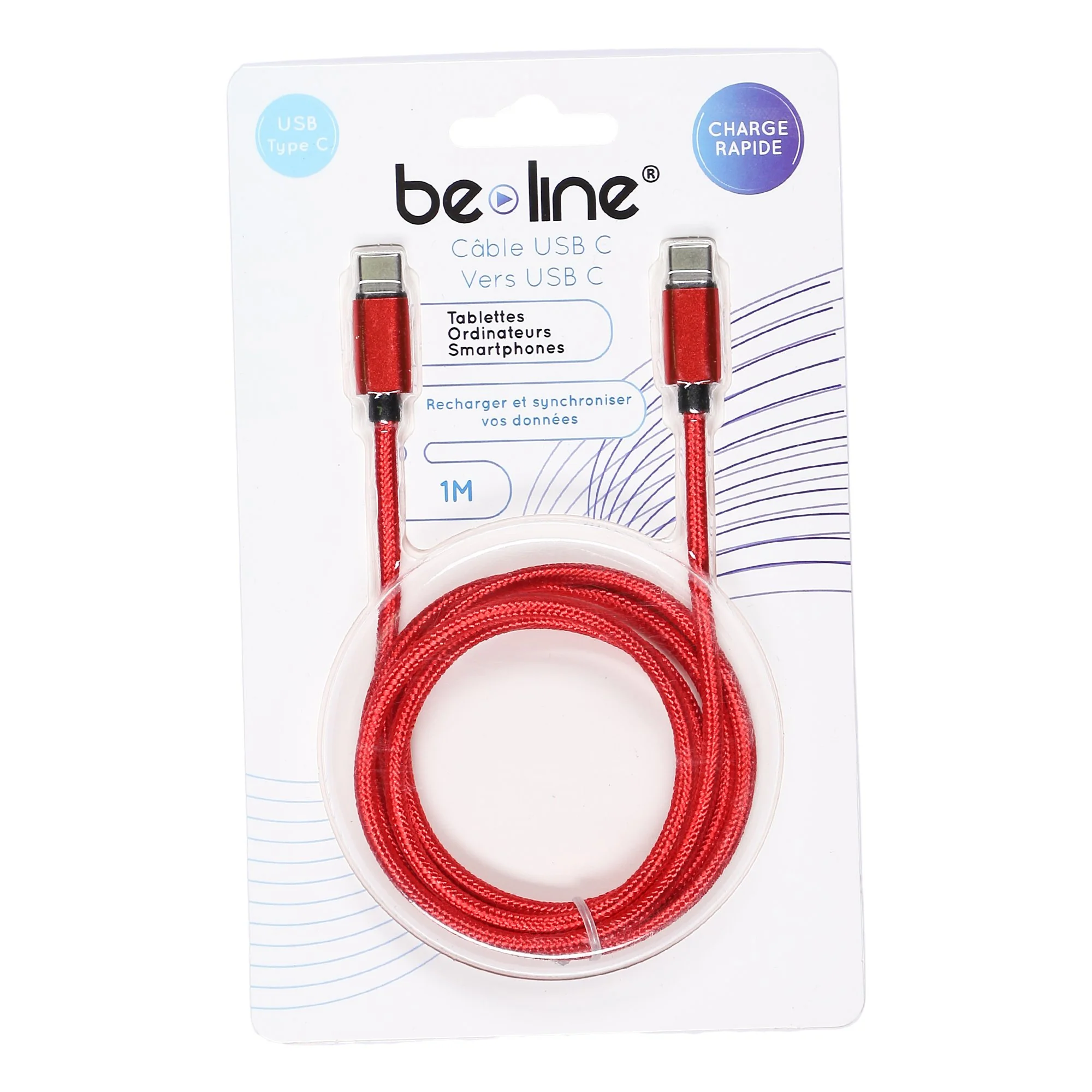 Câble de charge USB C vers type C 1m - Image 3