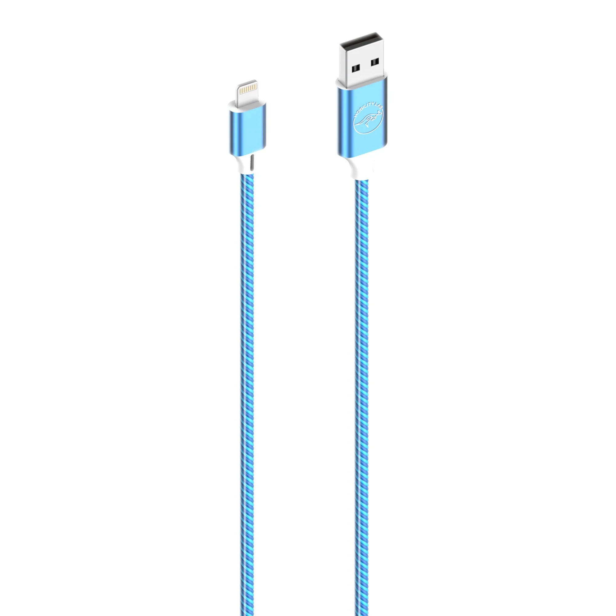 CABLES DE CHARGE TYPE C VERS LIGHTNING NEON 1M - Image 4