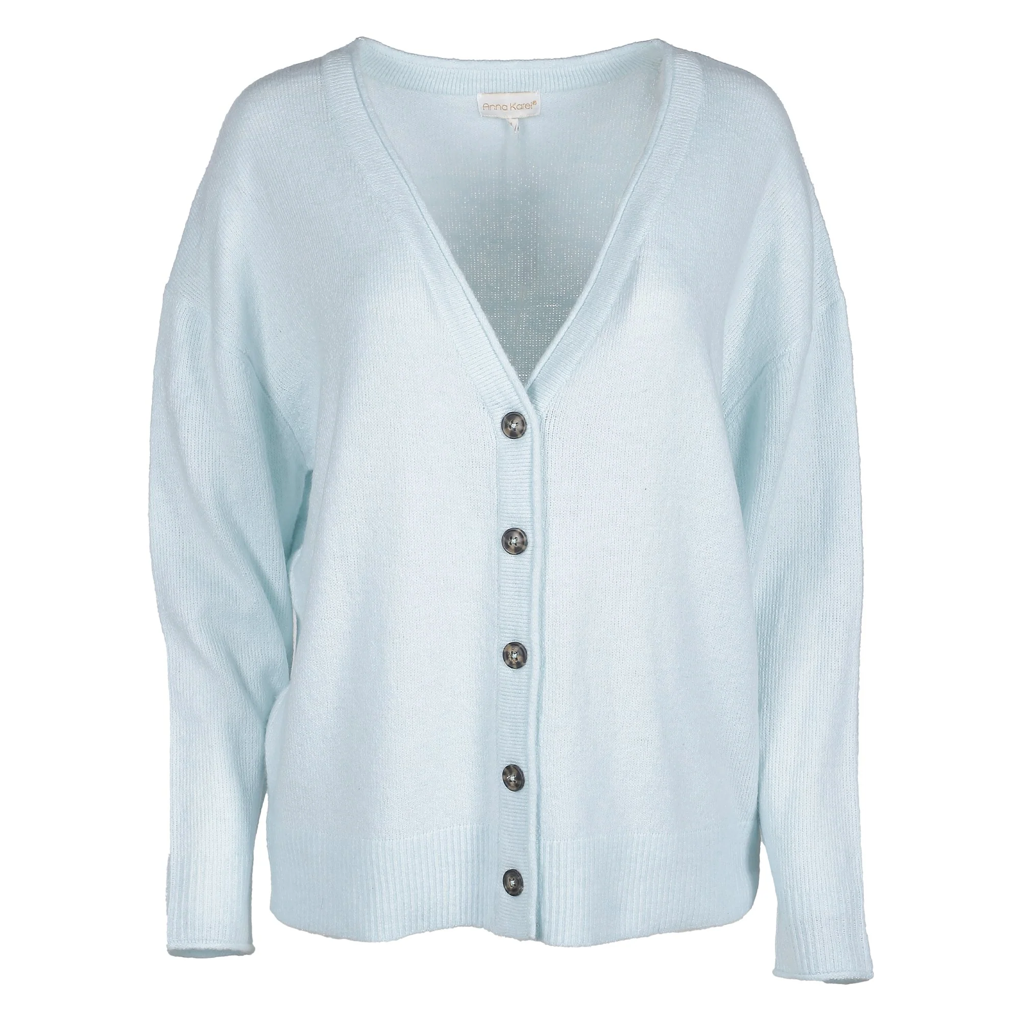 Cardigan en maille  - Bleu - Image 4