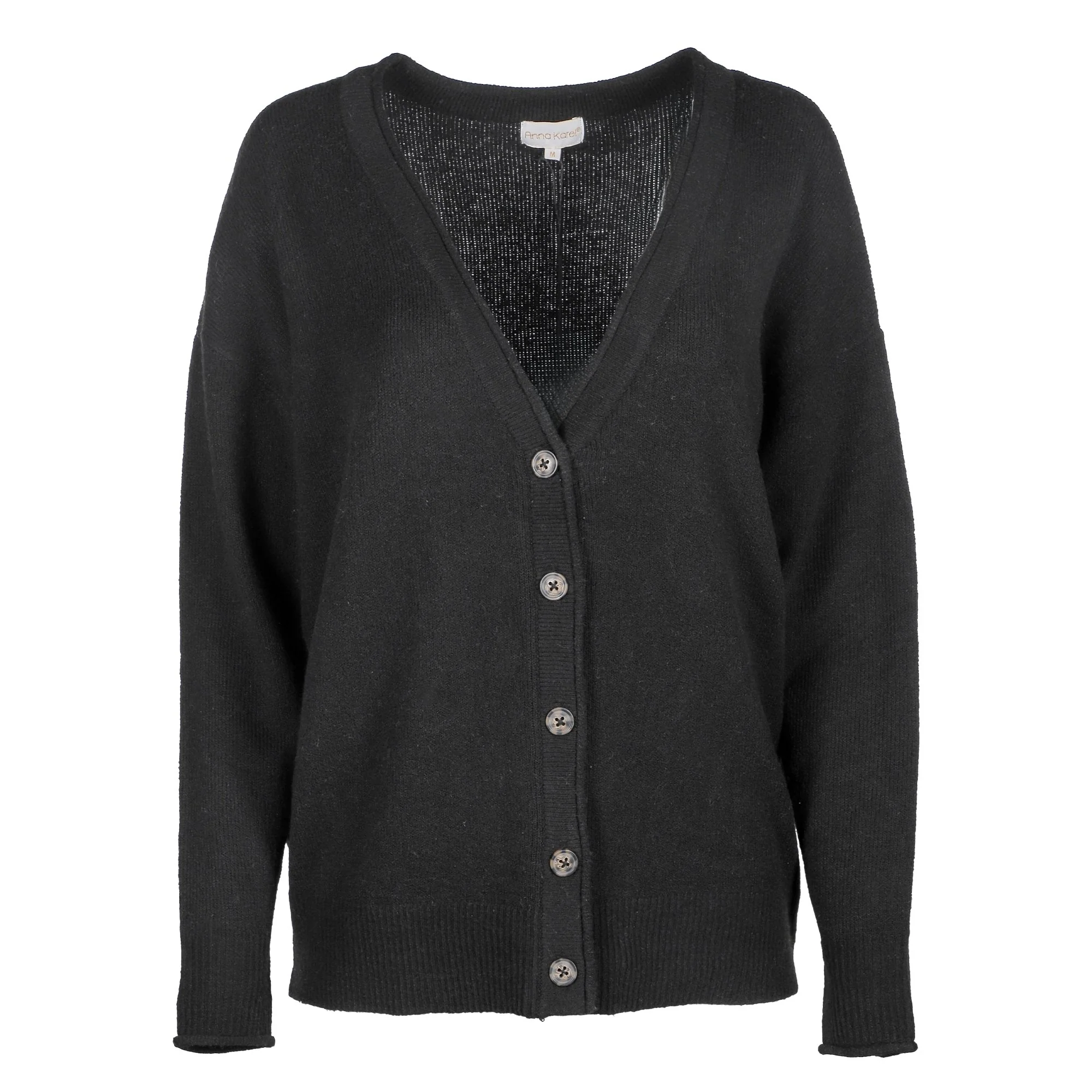 Cardigan en maille  - Noir - Image 4