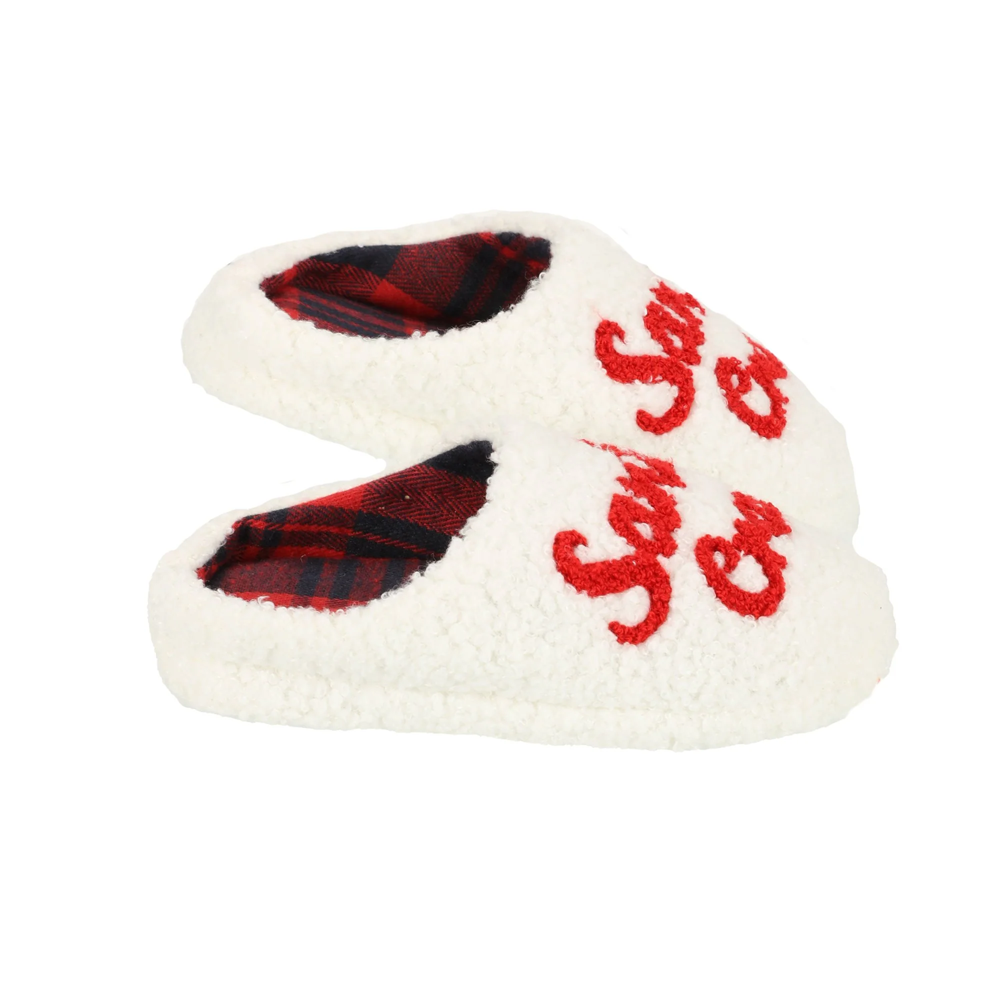 Chaussons bouclette Santa crew 26/31 - Blanc - Image 4