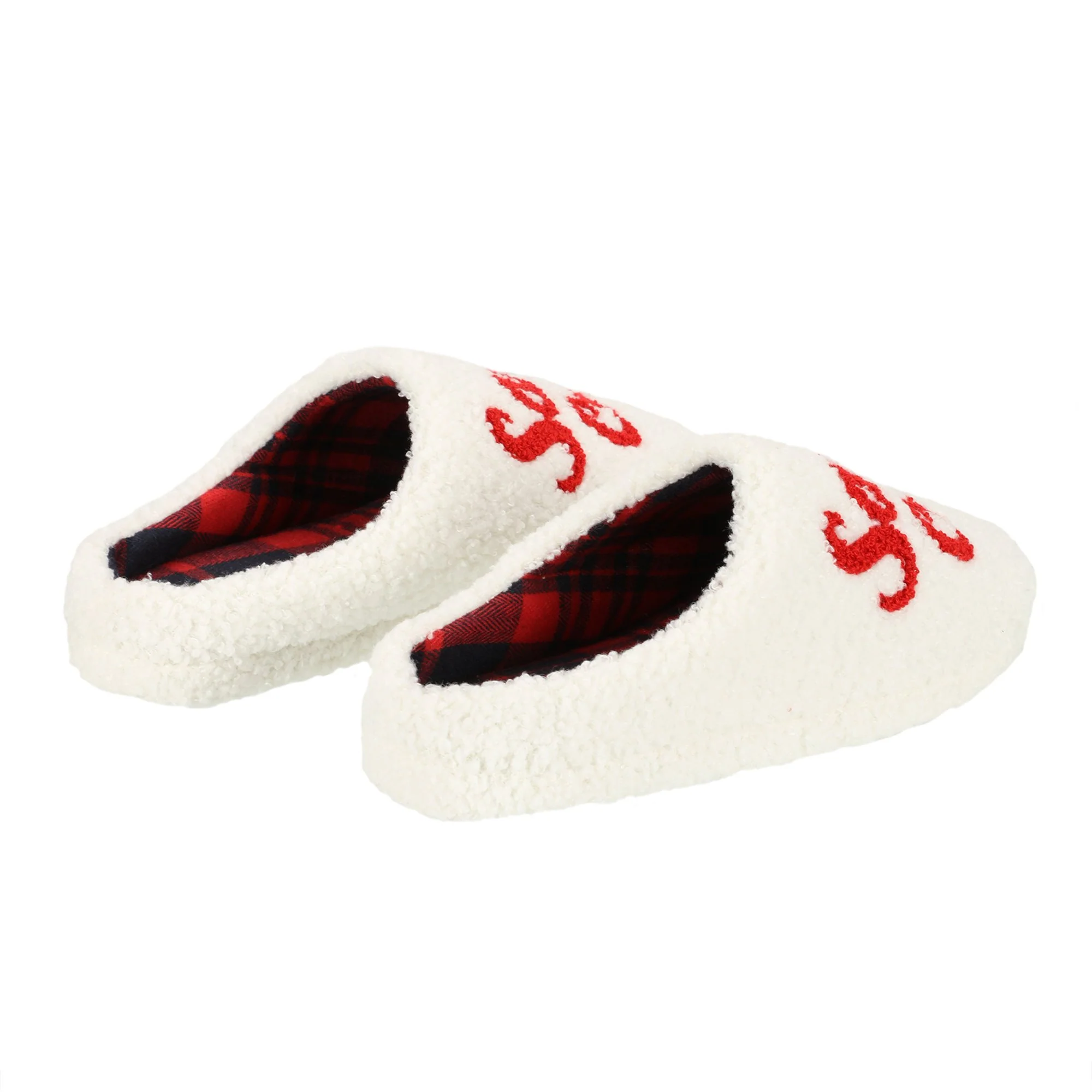 Chaussons bouclette Santa crew 36/41 - Blanc - Image 2