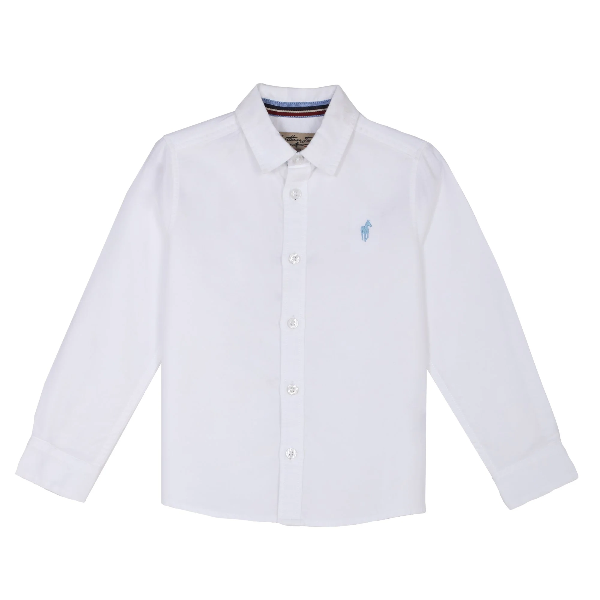 Chemise avec broderie - Blanc