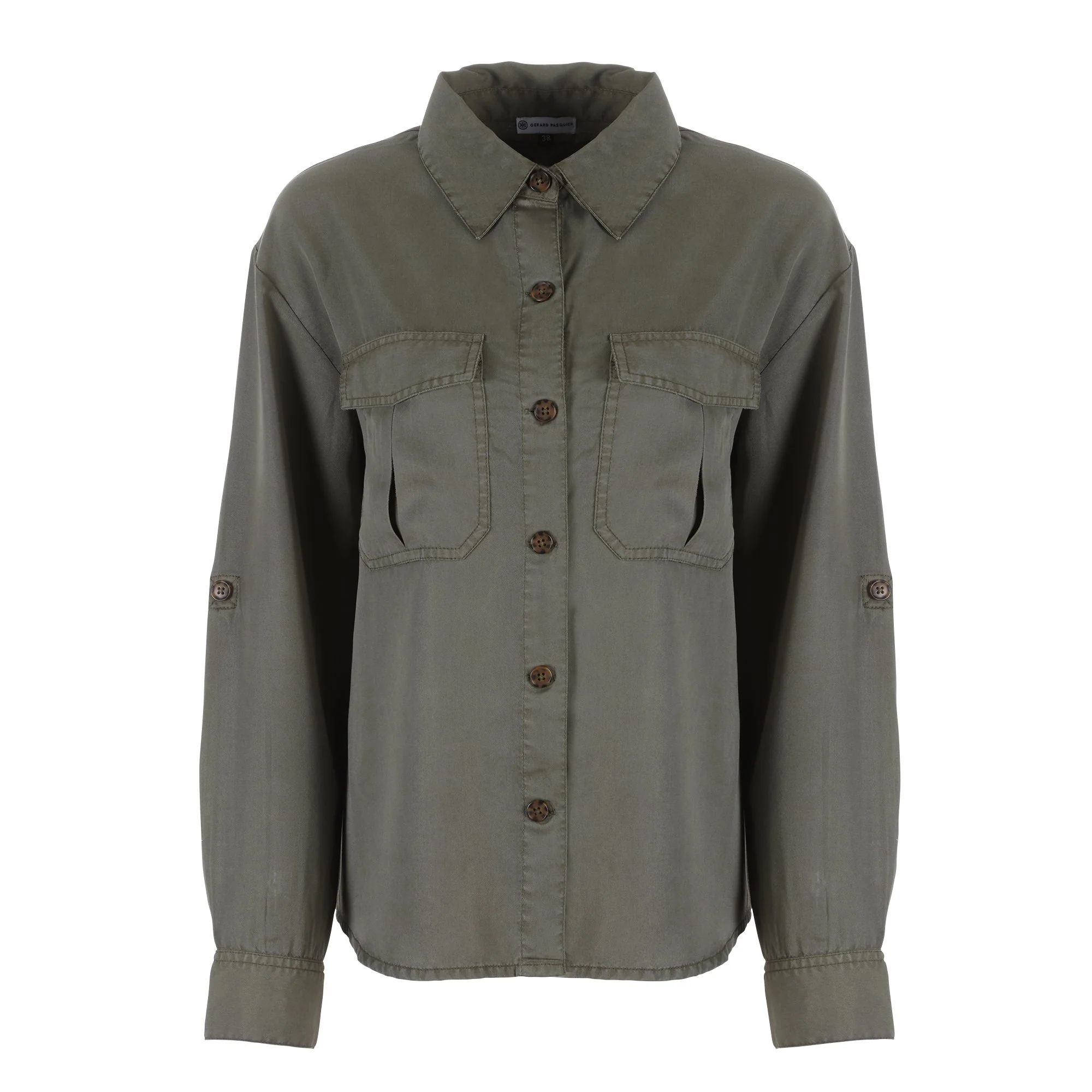 Chemise avec poches  - Kaki