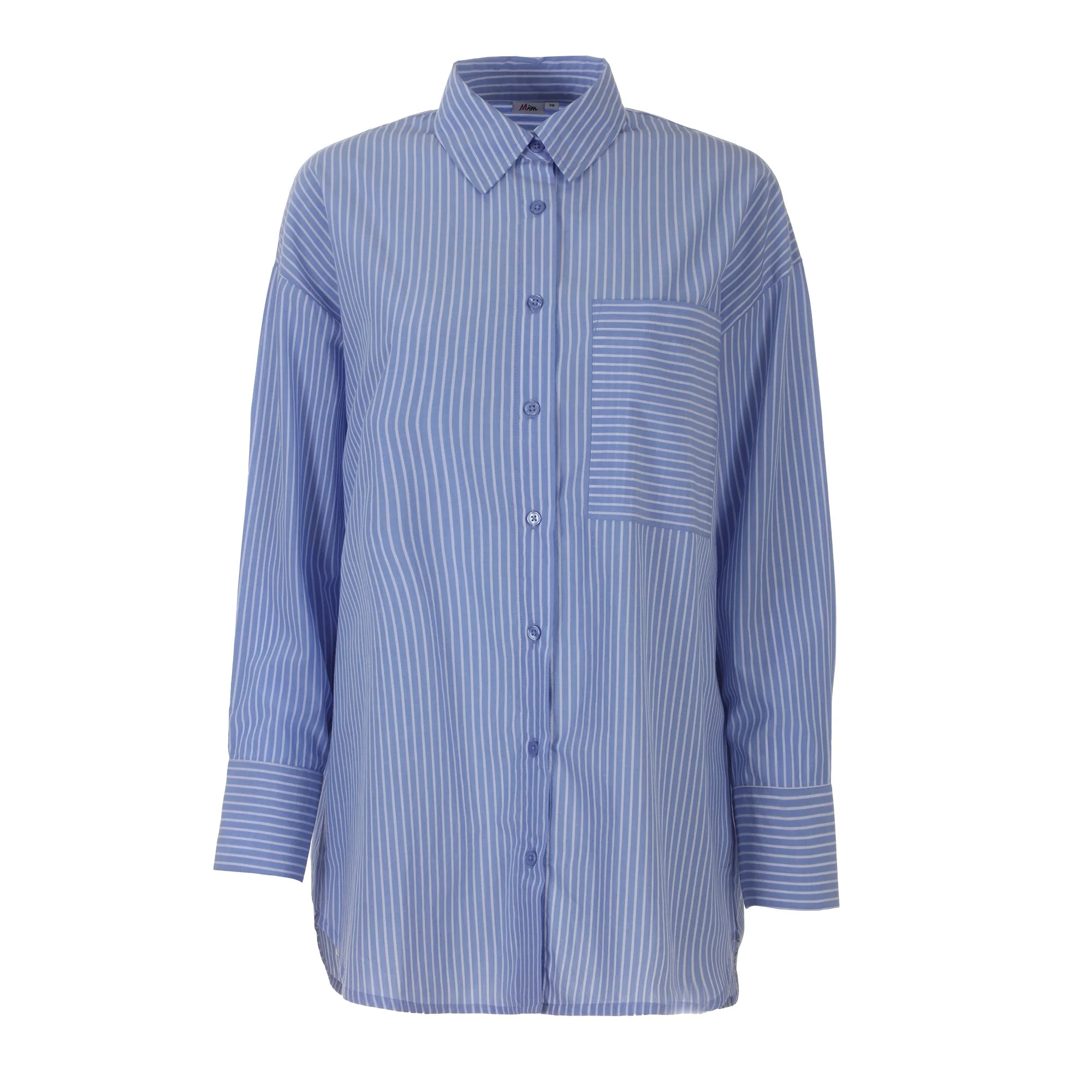 Chemise en popeline  - Blanc - Image 5