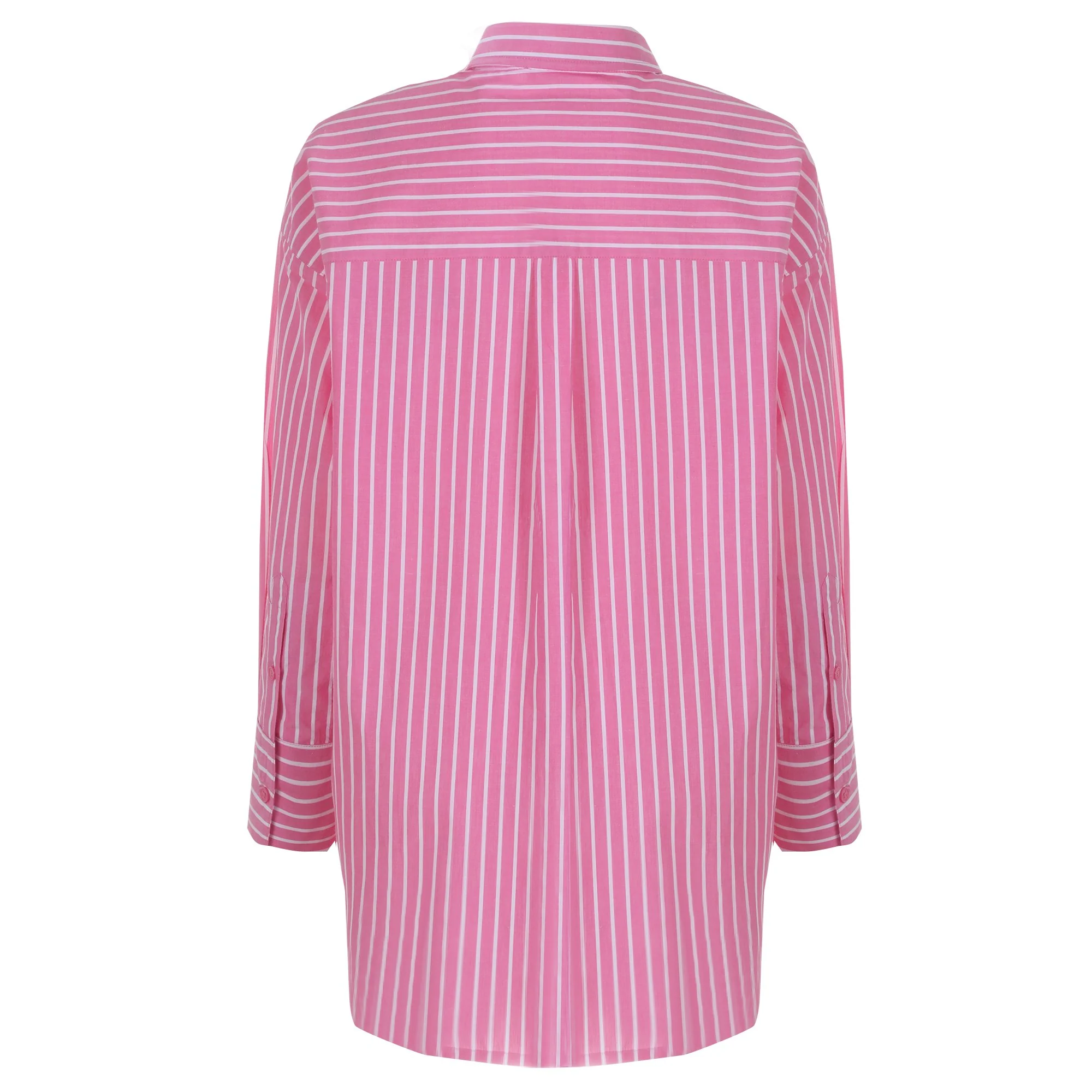 Chemise en popeline  - Bleu - Image 2