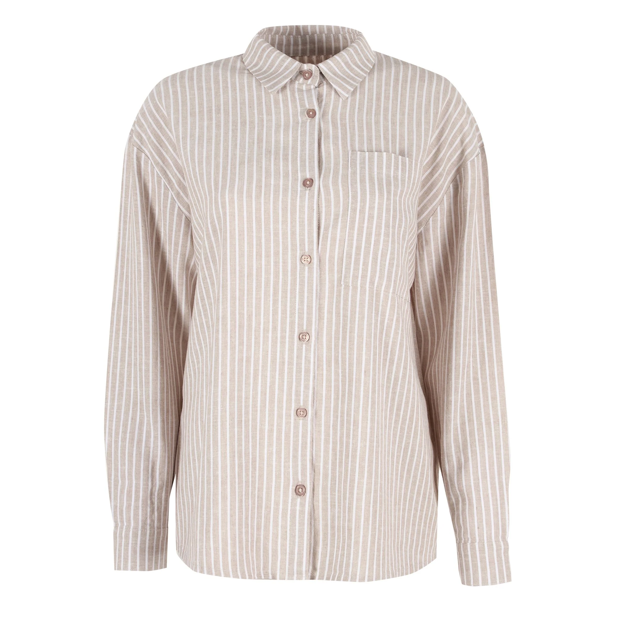Chemise longue - Beige
