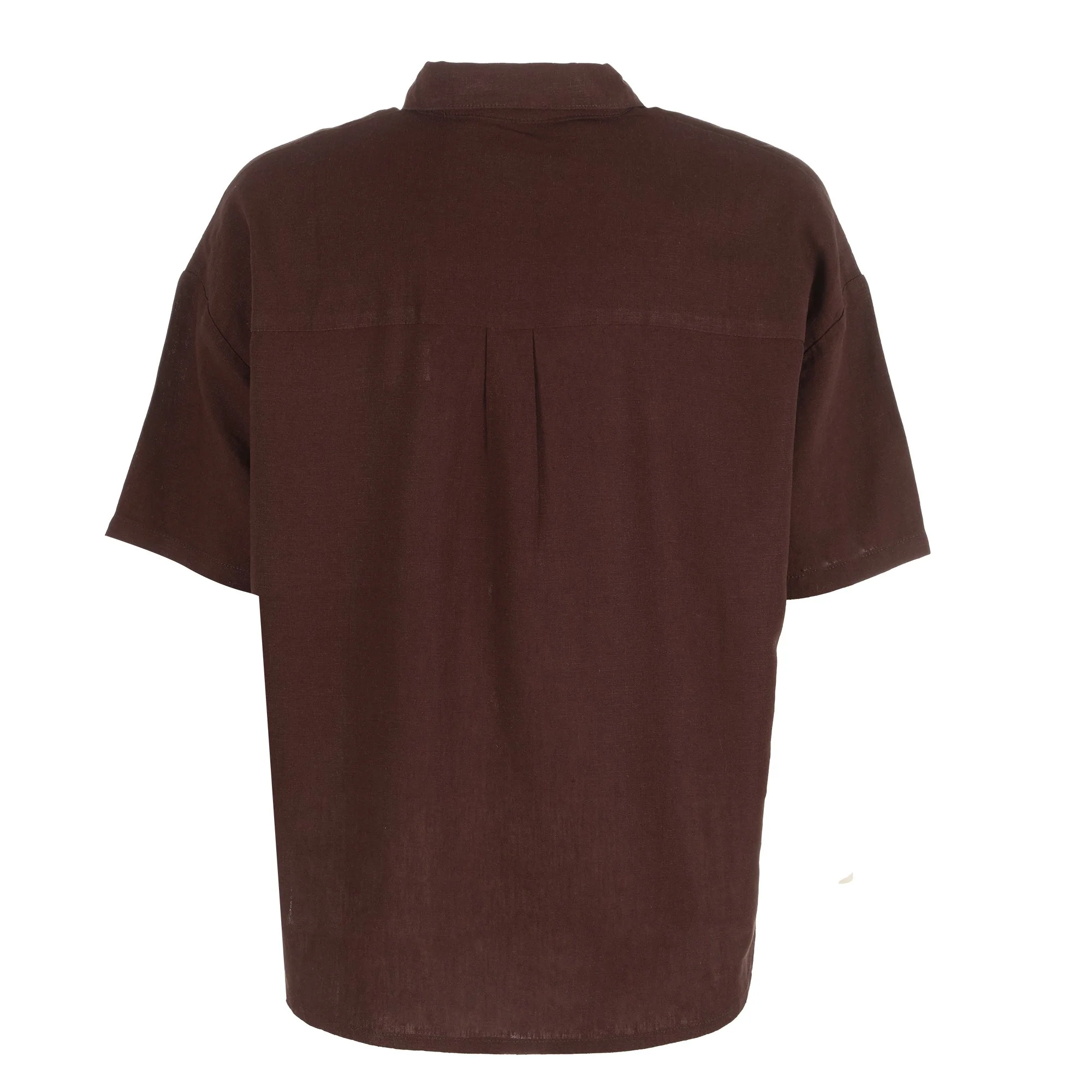 Chemise manche courte - Beige - Image 2
