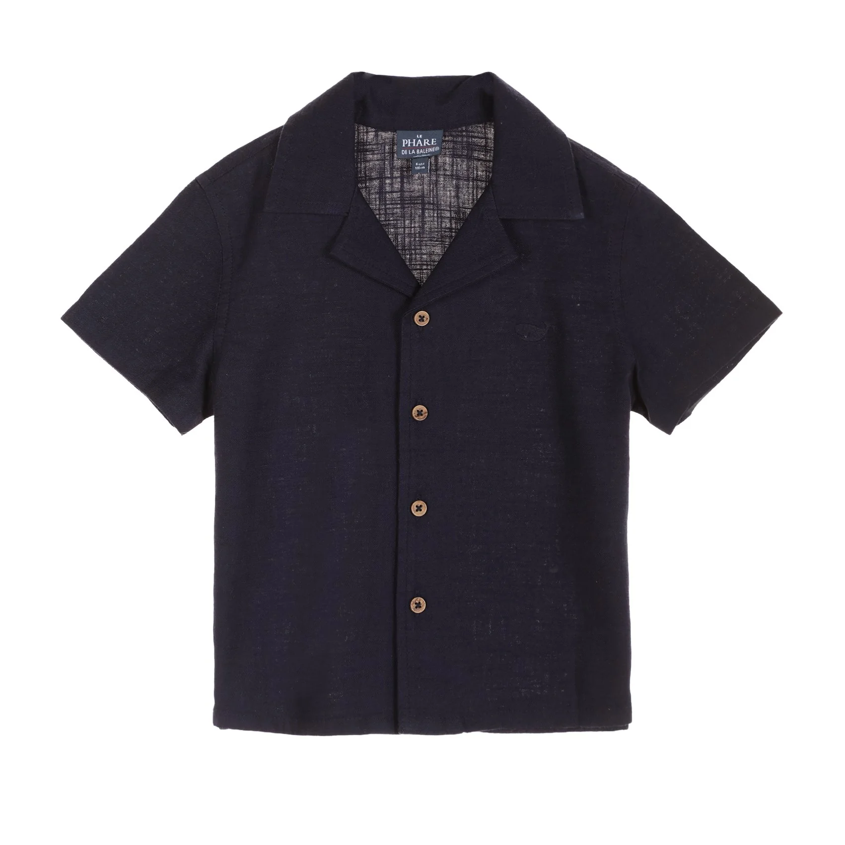 Chemise manche courte - Bleu foncé - Image 2