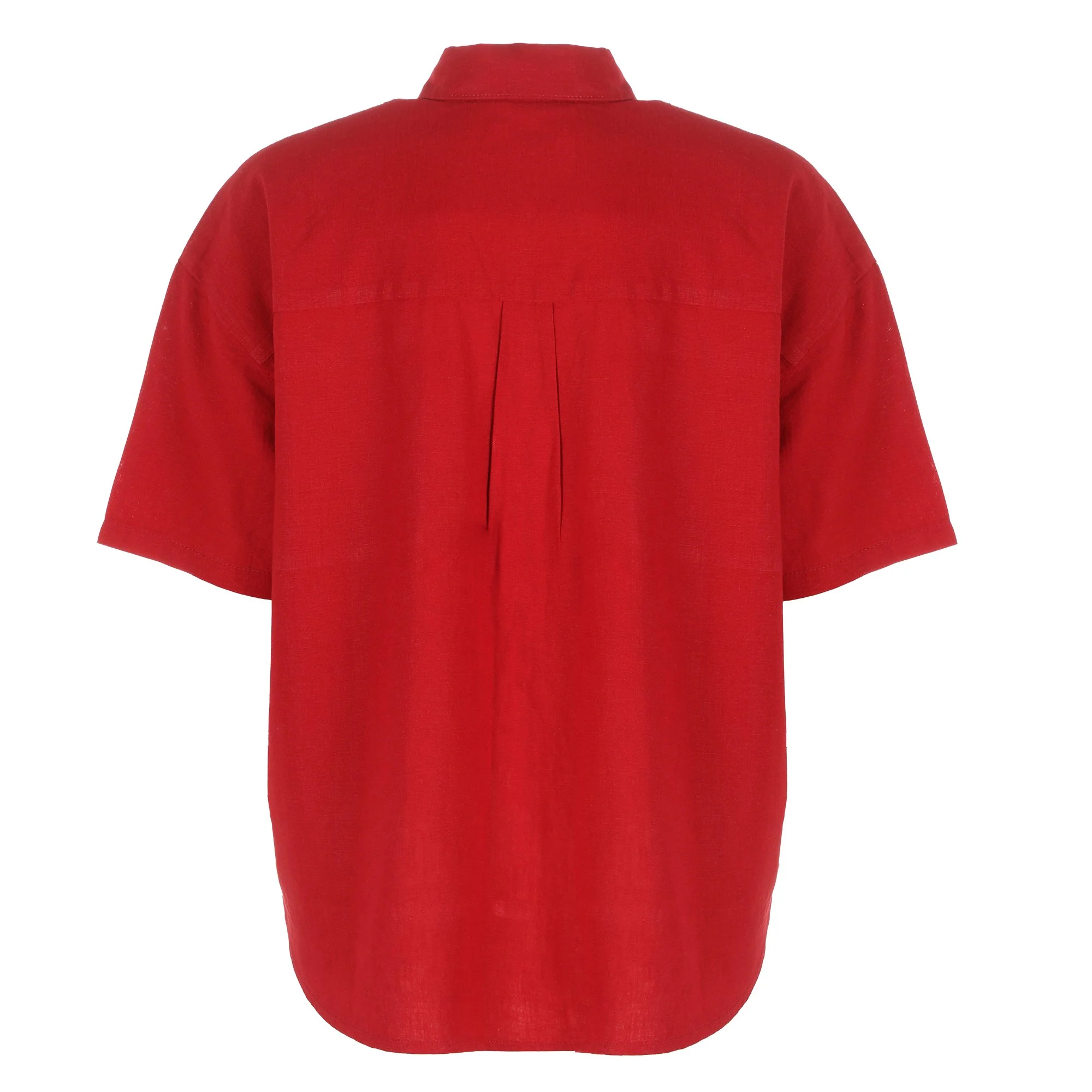 Chemise manche courte - Rouge - Image 2