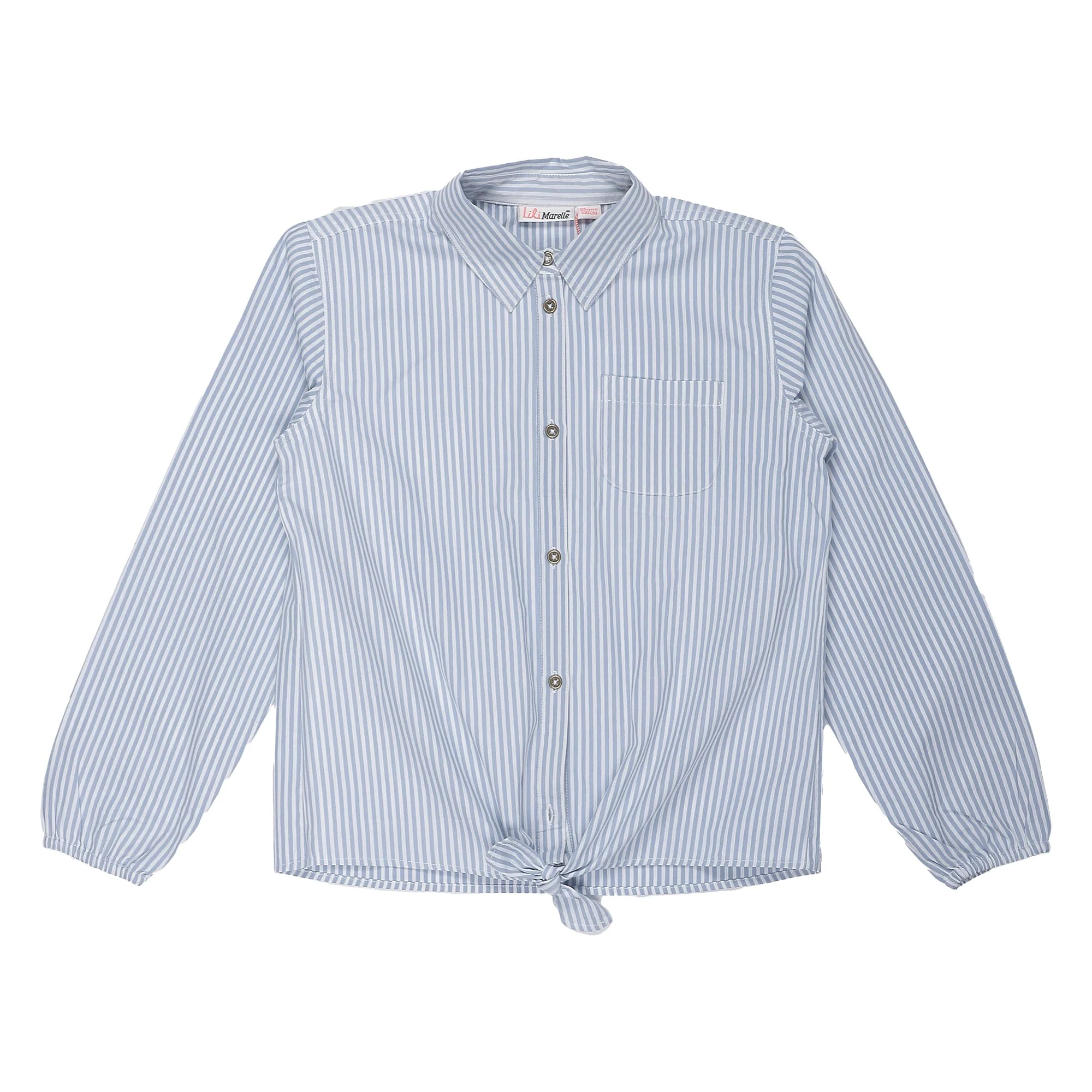 Chemise nouée 3/10 ans - Bleu - Image 4