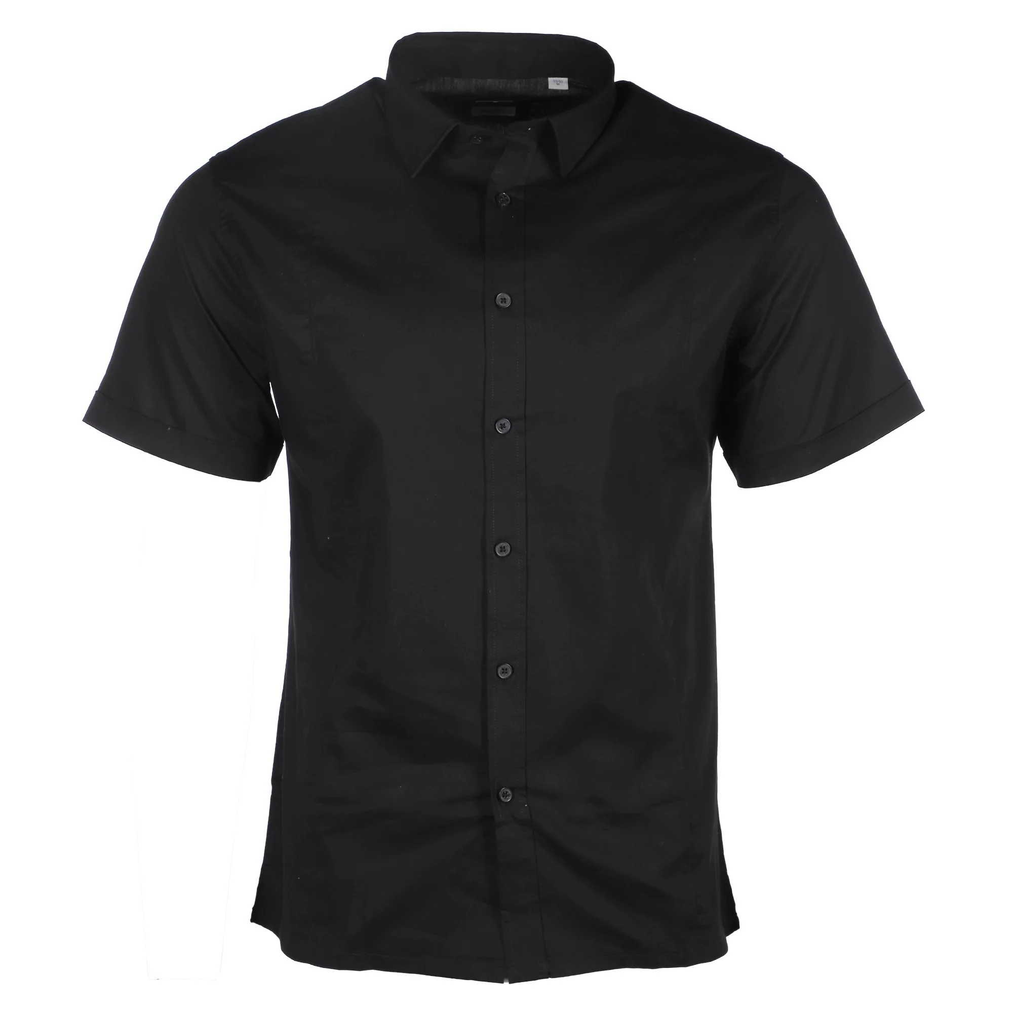Chemisette manche revers noir  - Noir