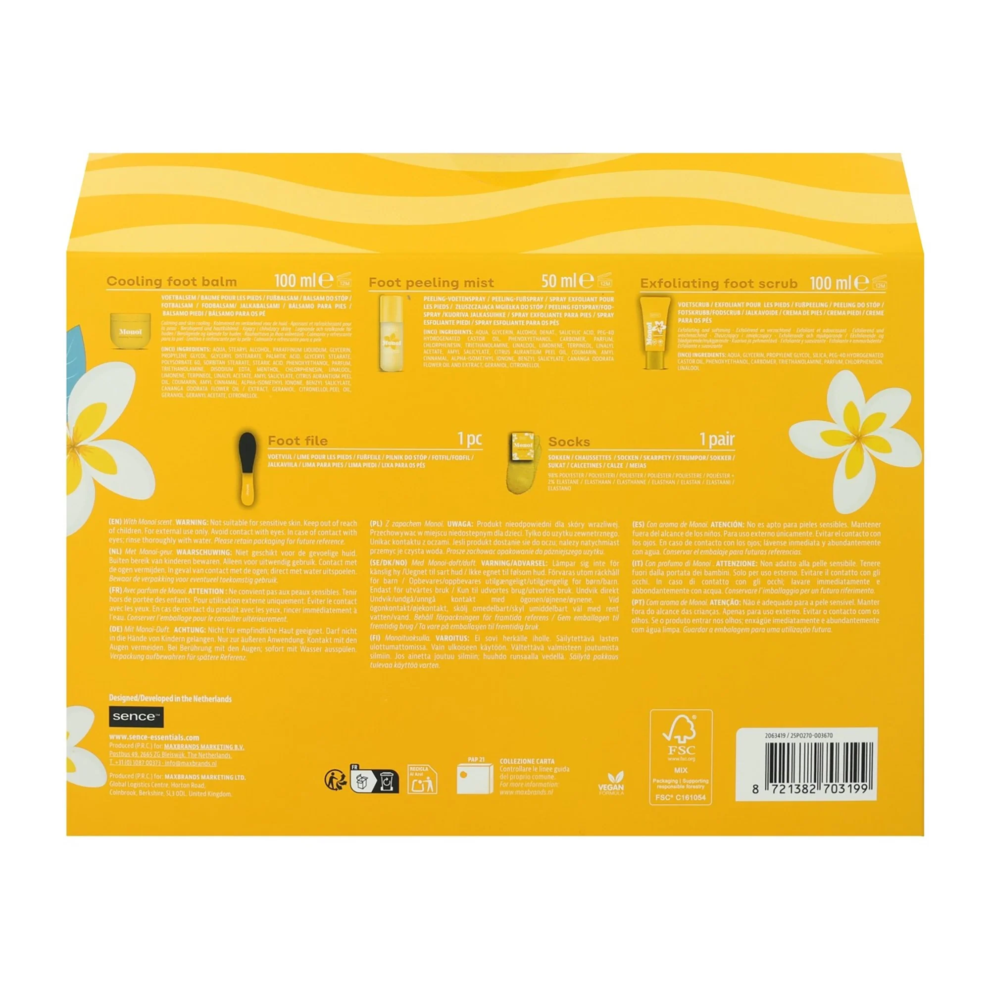Coffret soin des pieds au Monoï Sence - Image 4