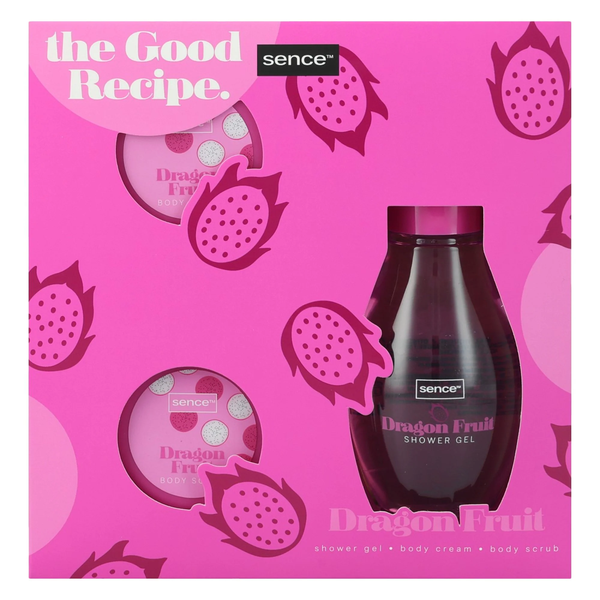 Coffret soins du corps gel douche, gommage et crème The good recipe