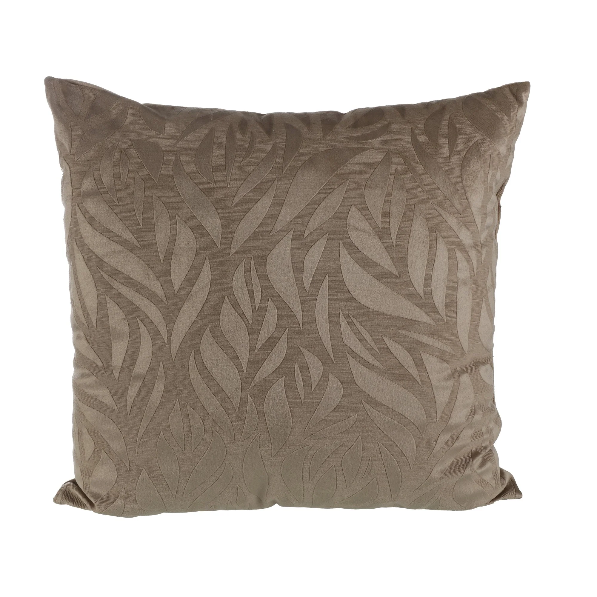 Coussin en velours 40x40cm - Marron - Image 3