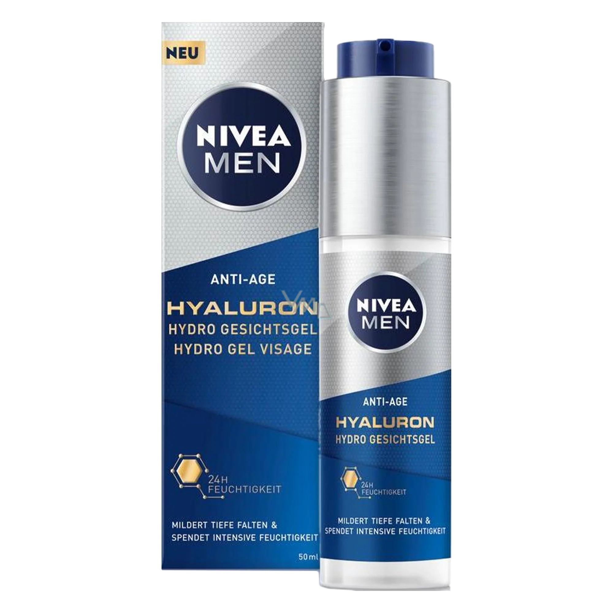 CrĂšme de jour anti-Ăąge hyaluron hydro gel