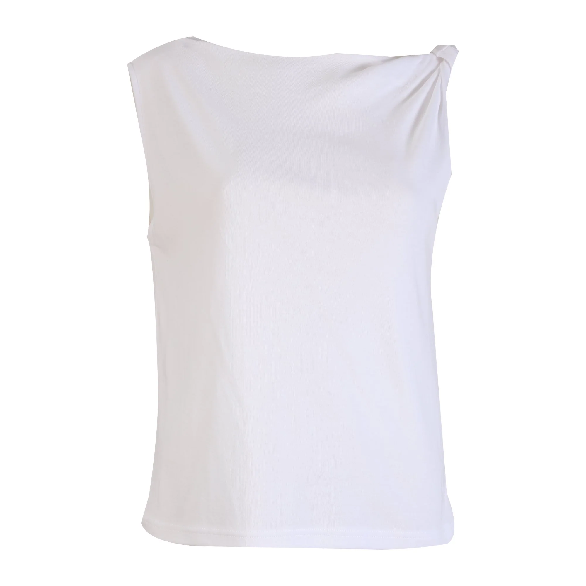 Débardeur asymétrique  - Blanc - Image 5