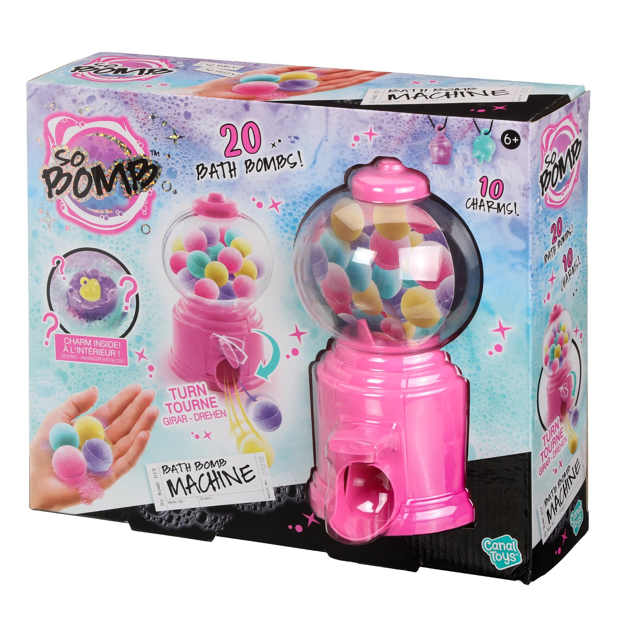 Distributeur de bombes de bain