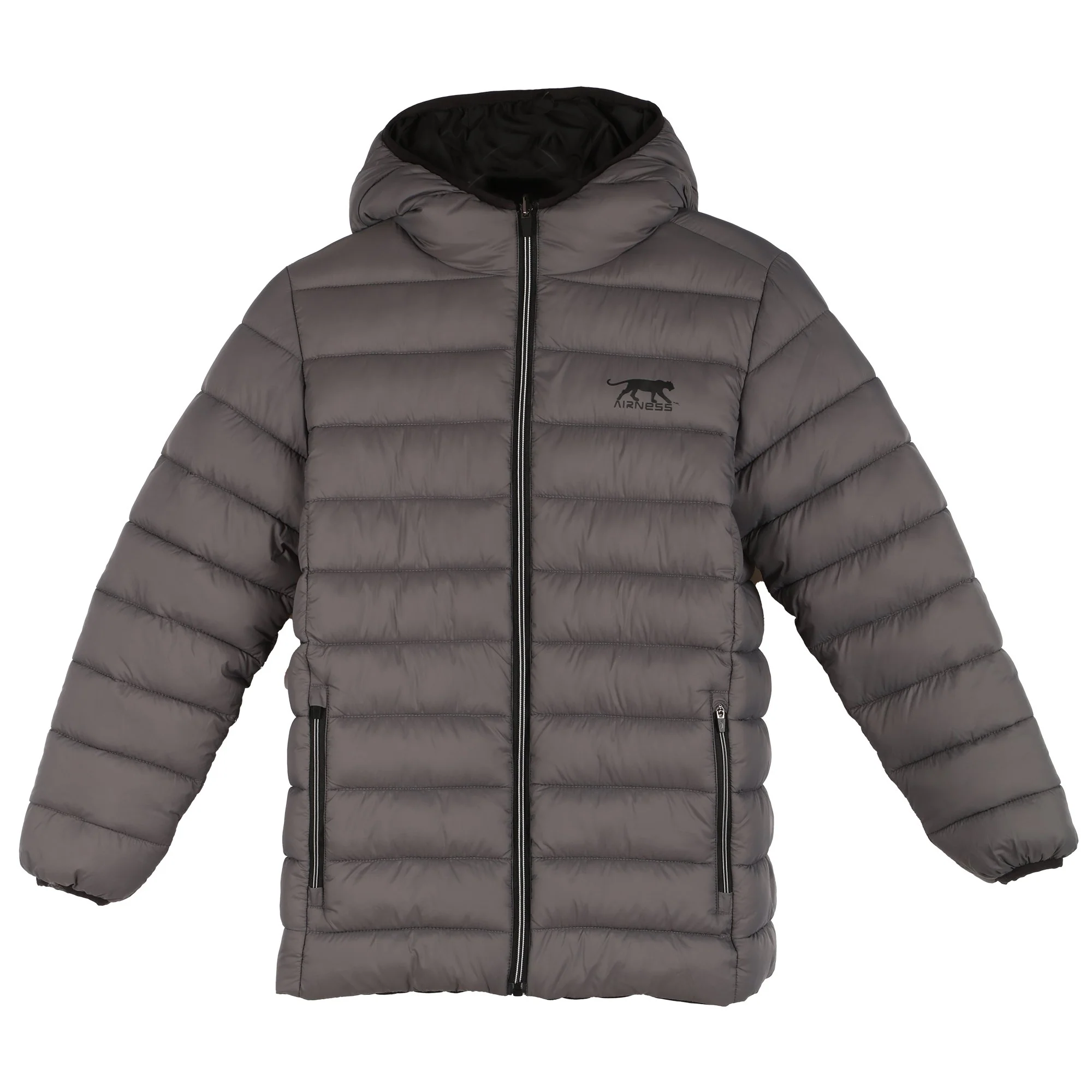 Doudoune réversible 8/14 ans - Gris