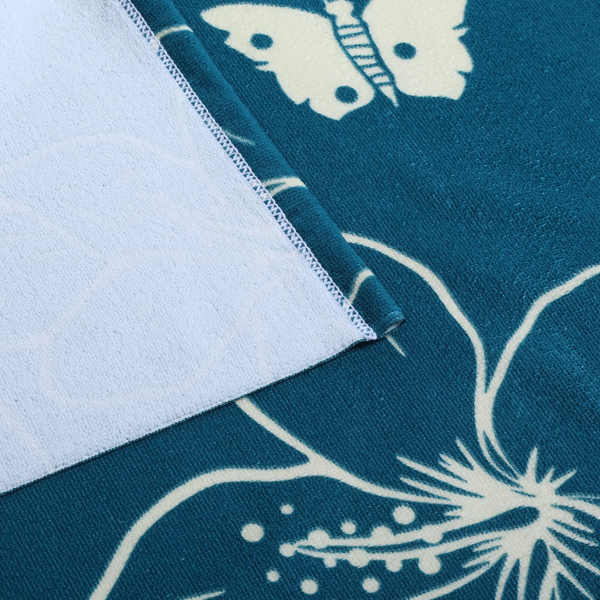 Drap de plage 90x170cm - Bleu clair - Image 4