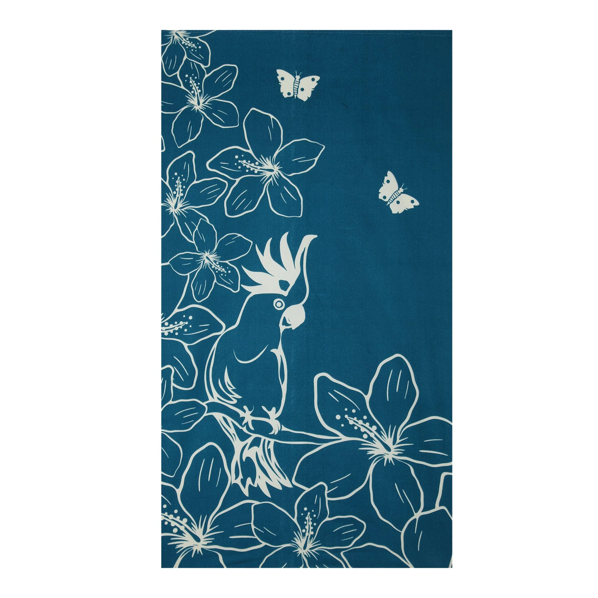 Drap de plage 90x170cm - Bleu - Image 2