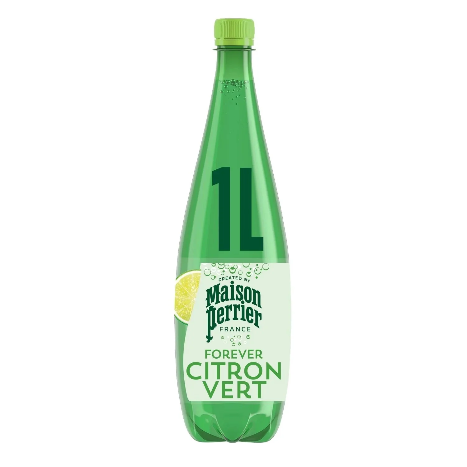 Eau gazeuse citron vert 1L