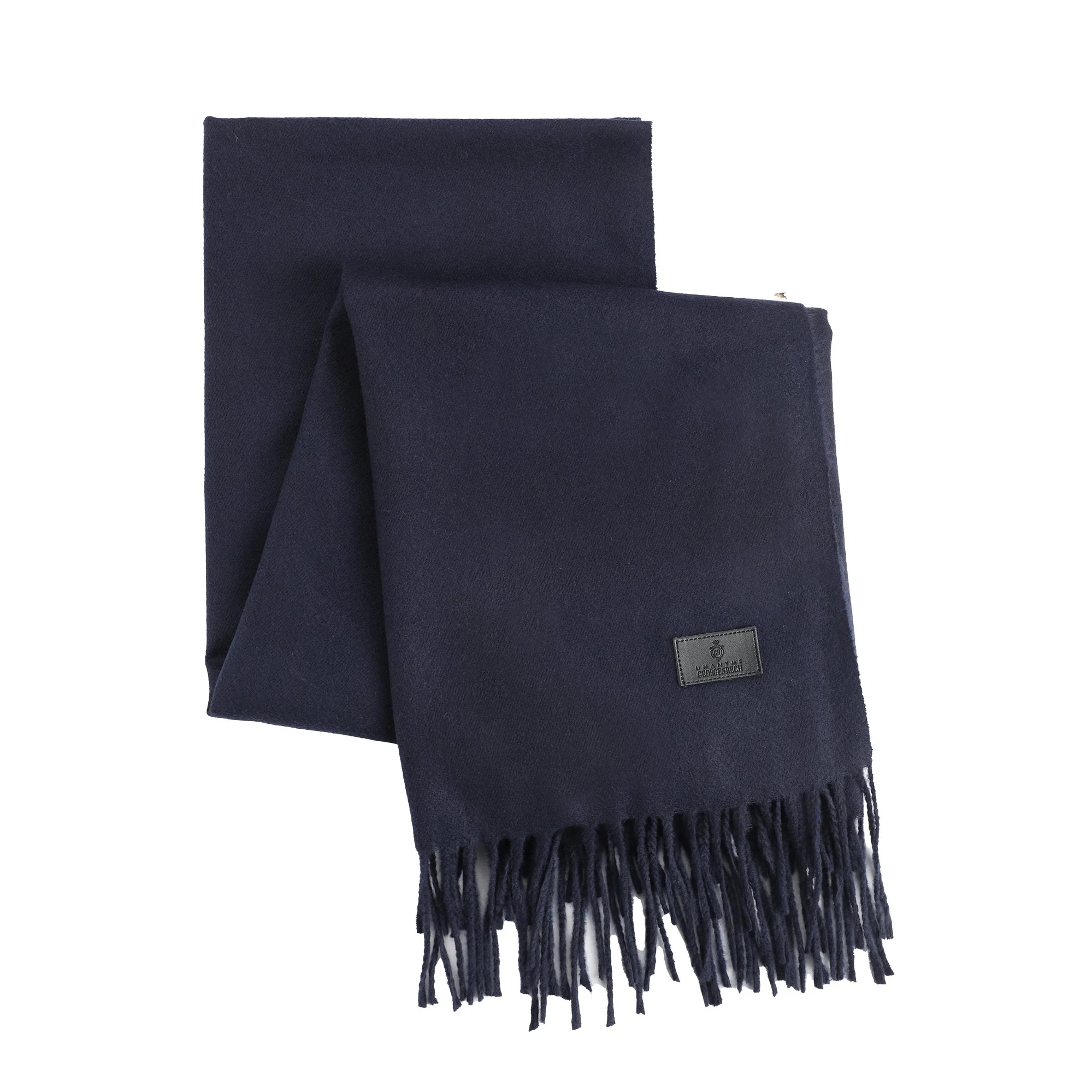 Echarpe en laine boîte  - Gris foncé