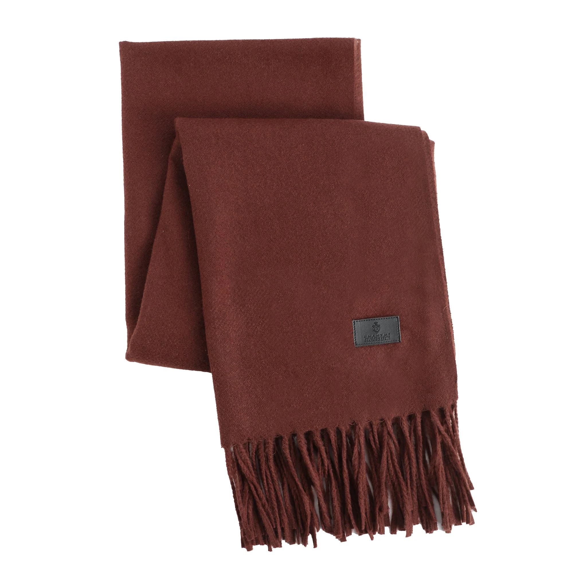 Echarpe en laine boîte  - Gris foncé - Image 4