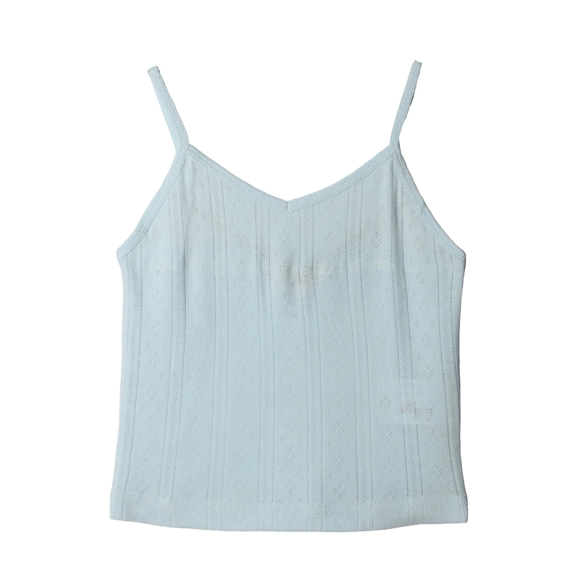Ensemble pyjama haut bretelles et short  - Bleu clair - Image 2