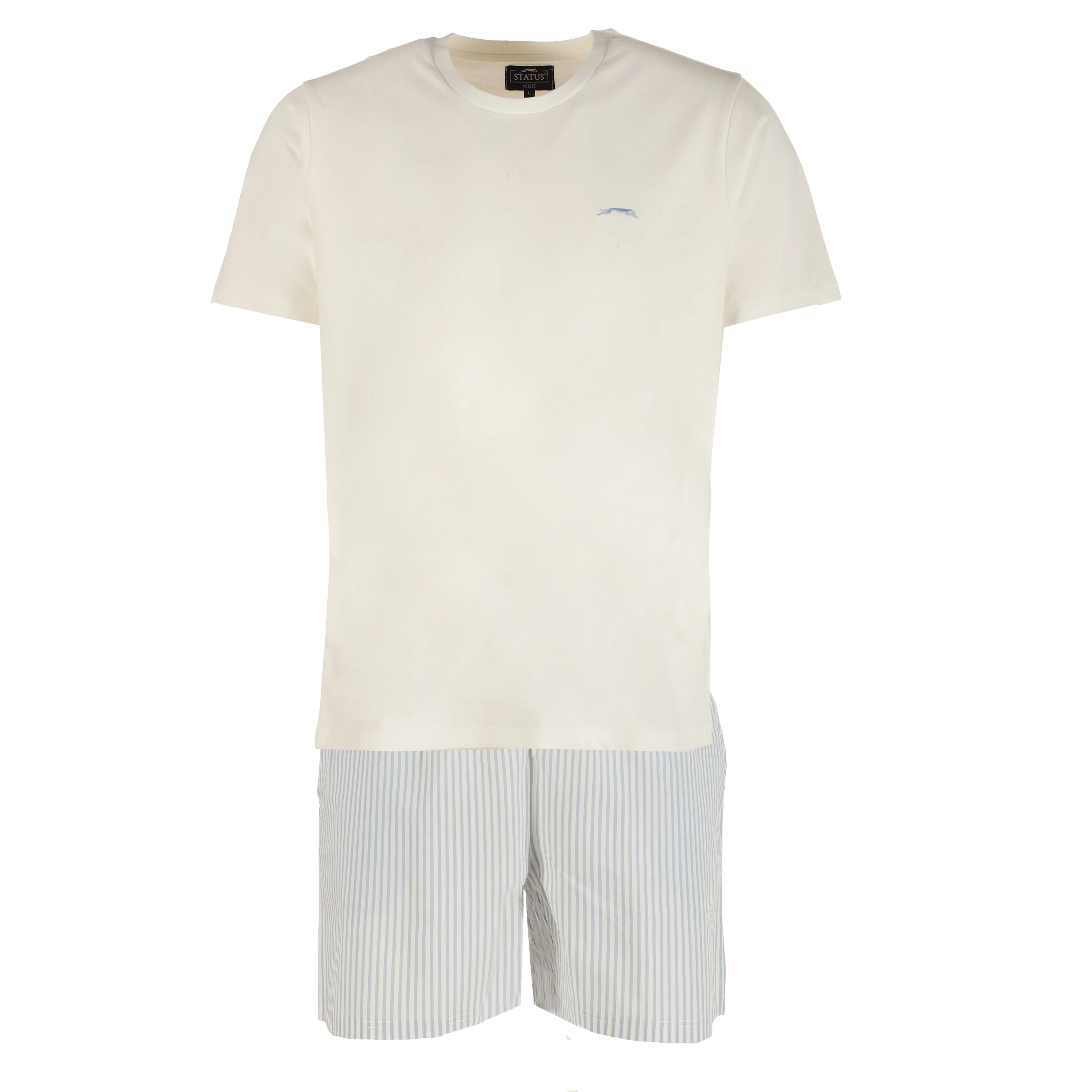 Ensemble pyjama popeline - Blanc