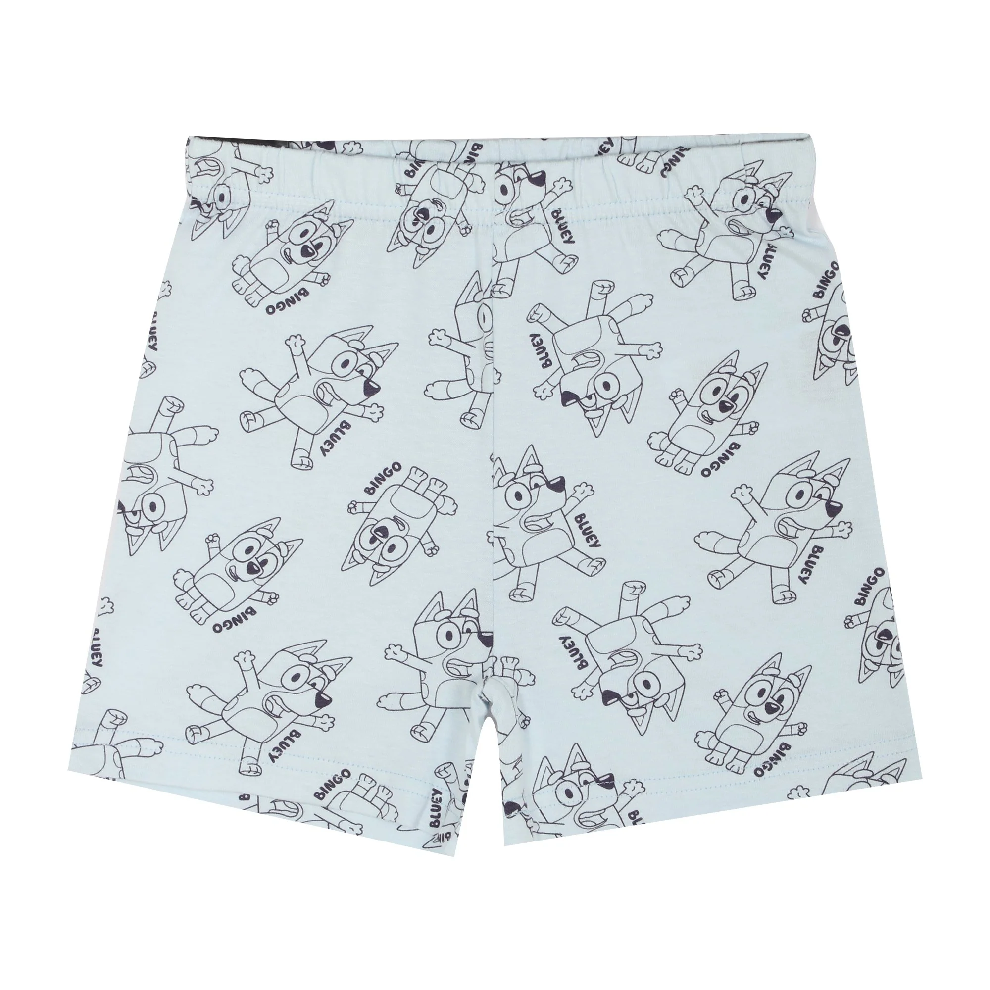 Ensemble short et haut licence - Bleu clair - Image 3
