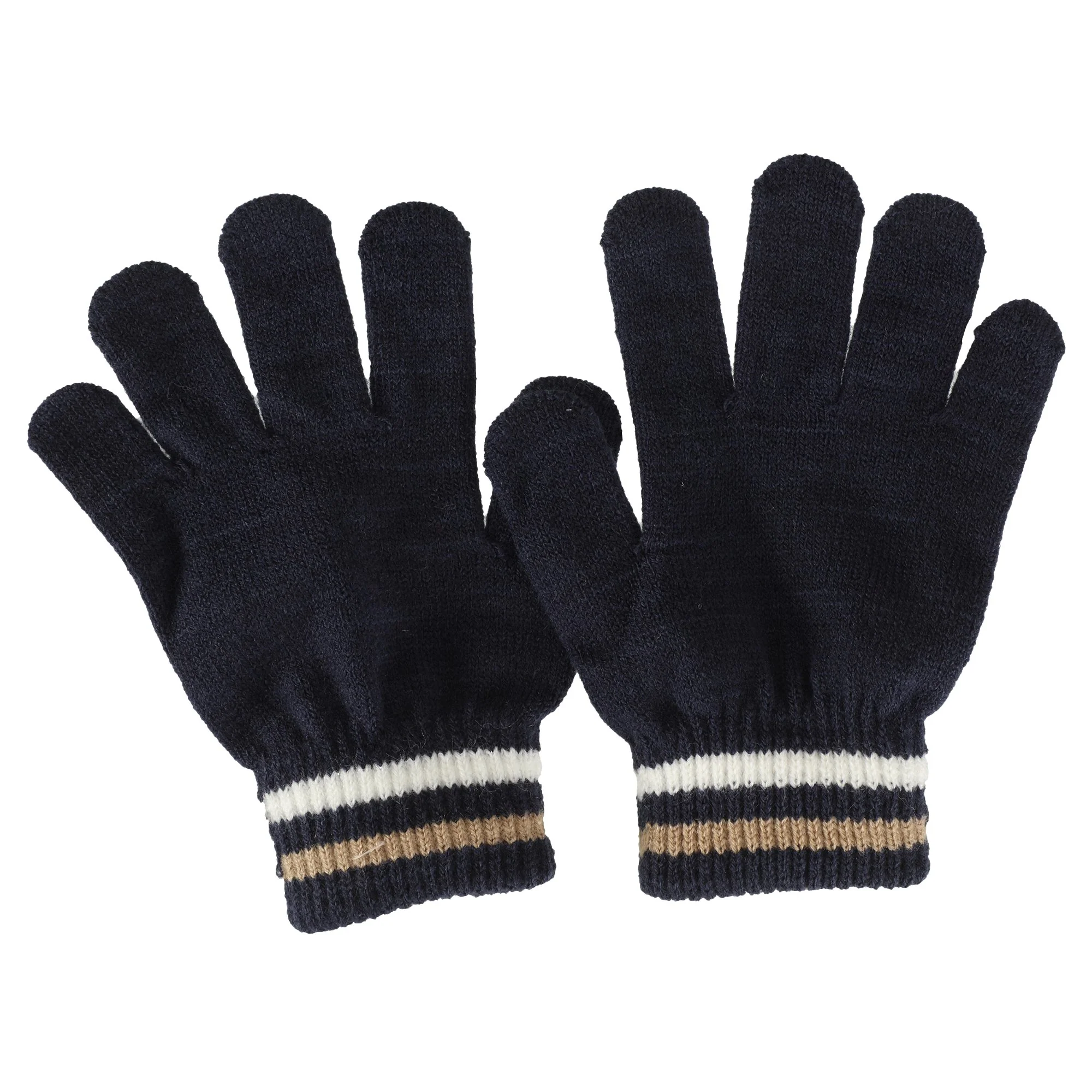 Ensemble snood, gants et bonnet - Beige - Image 3