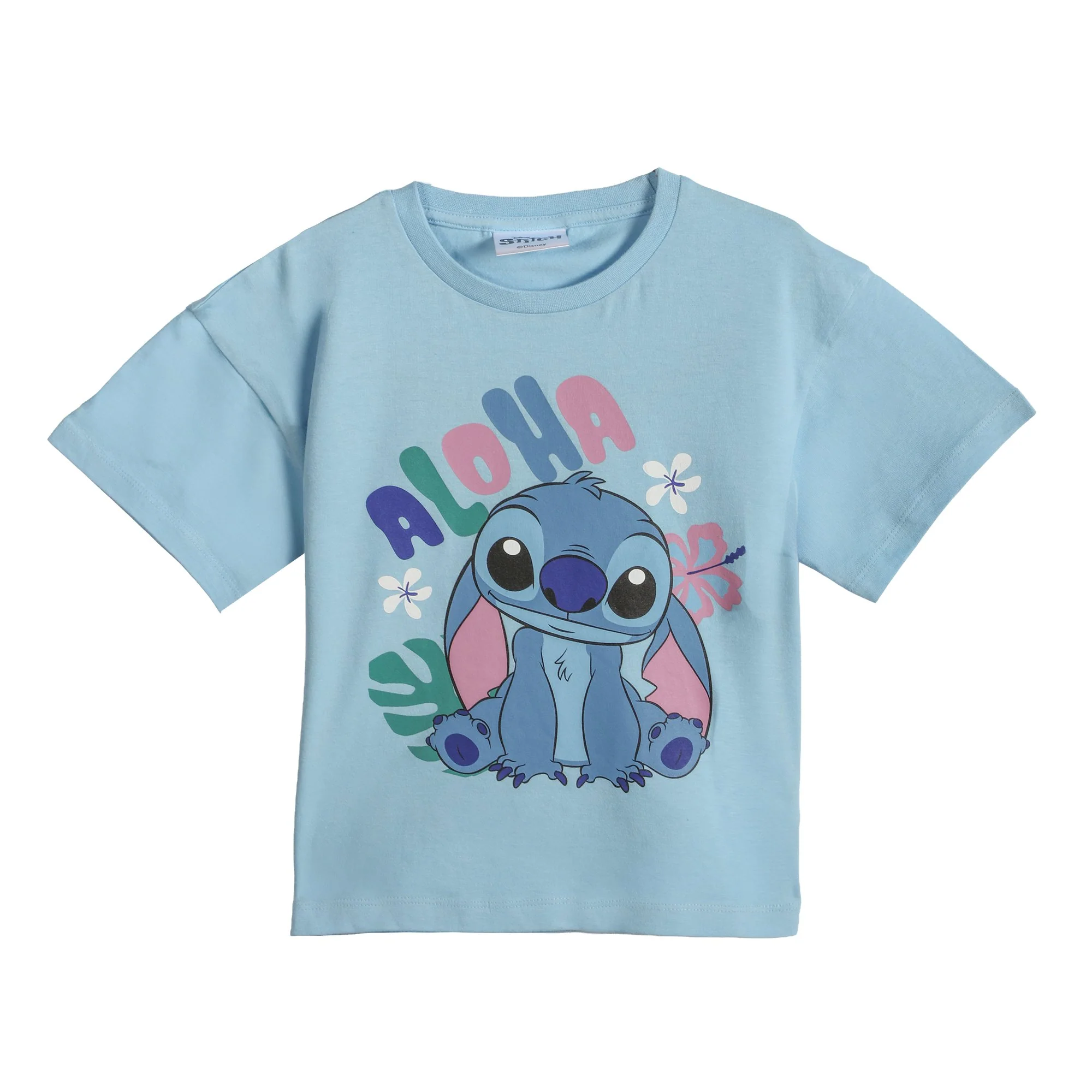 Ensemble t-shirt et corsaire - Bleu